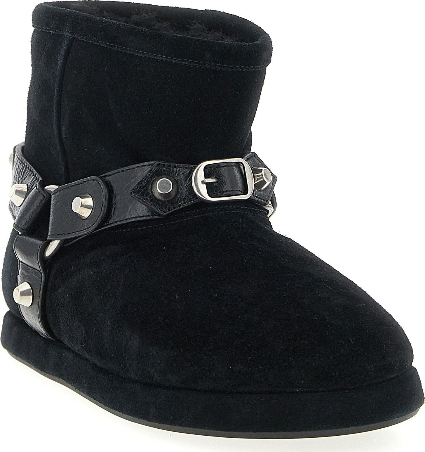Balenciaga Black Calfskin Ankle Boots - 2