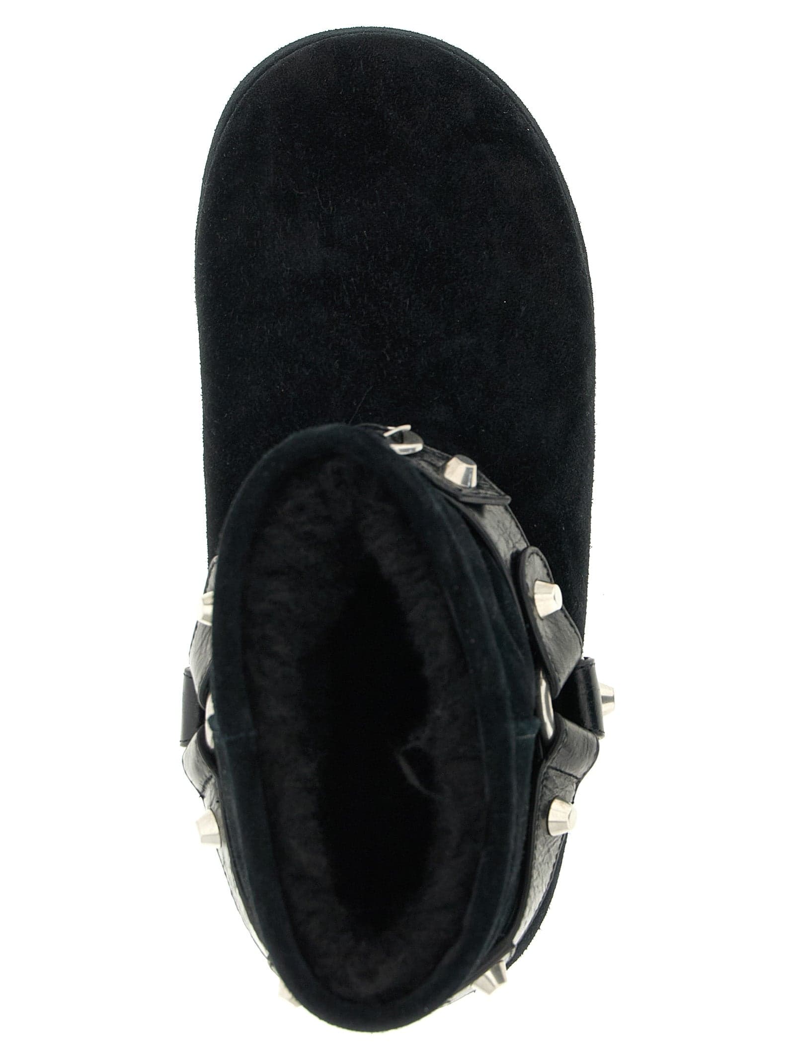 Balenciaga Black Calfskin Ankle Boots - 4