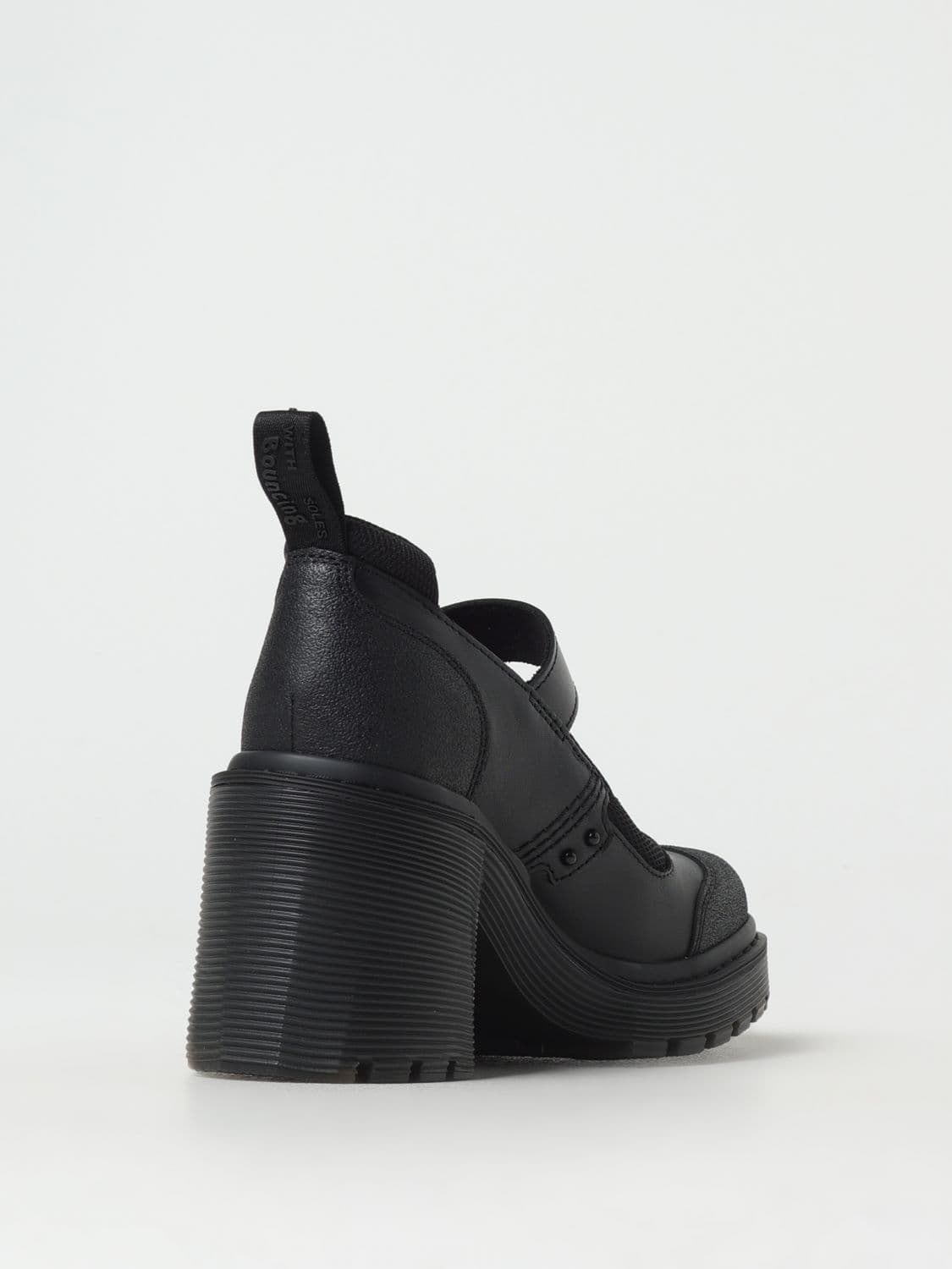 Dr. Martens Black Leather Platform Pumps - 3