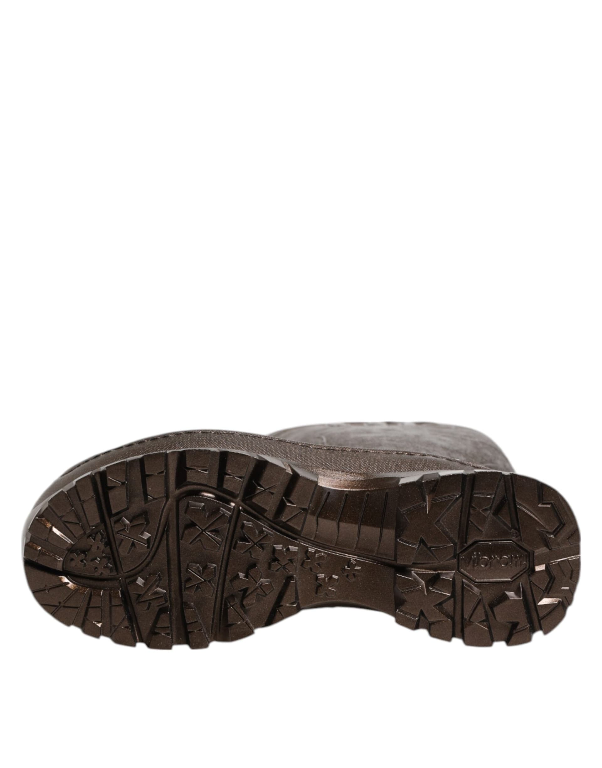 Dolce & Gabbana Metallic Bronze Pull On Rain Boots Shoes - 8
