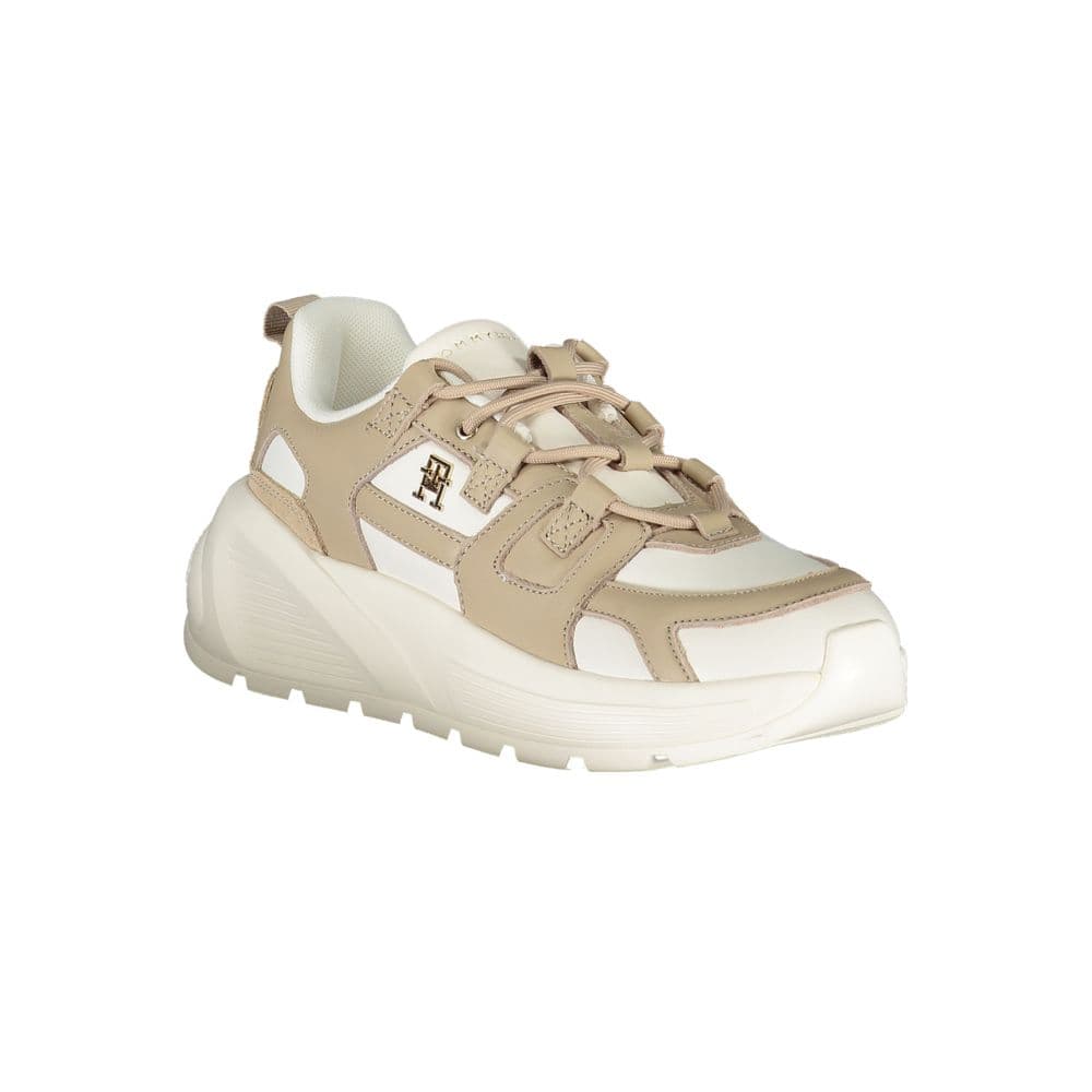 Tommy Hilfiger Bianco Polyurethane Women Sneaker - 2