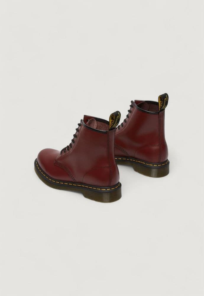 Dr. Martens Bordeaux Leather Lace-Up Boots - 5