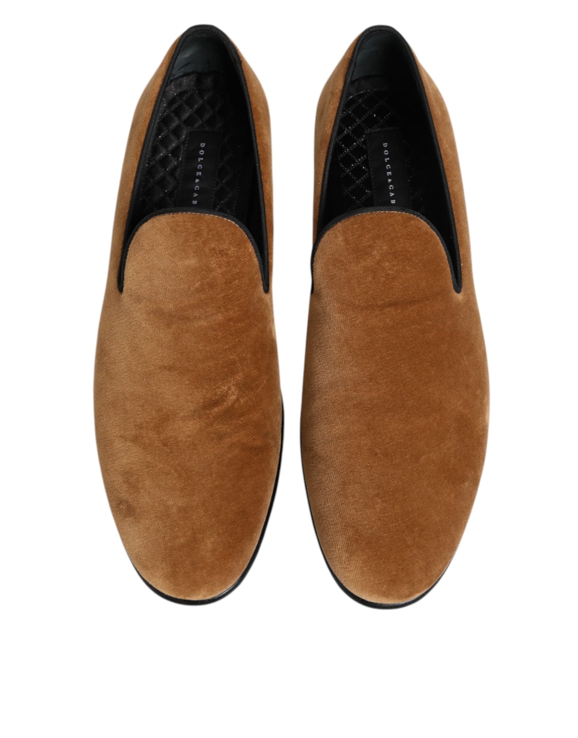 Dolce & Gabbana Brown Suede Slip On Men Loafers Formal Shoes - 2