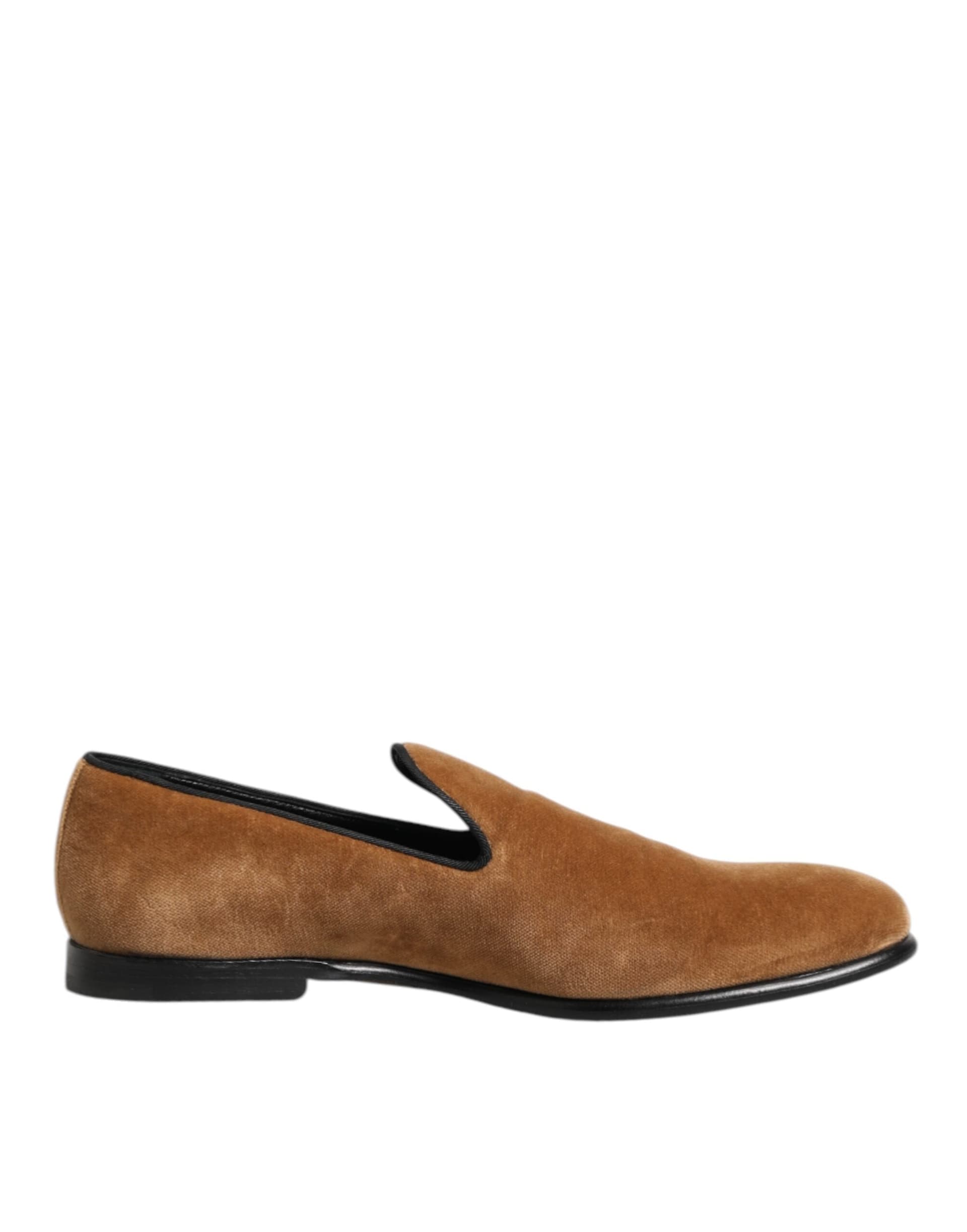 Dolce & Gabbana Brown Suede Slip On Men Loafers Formal Shoes - 6