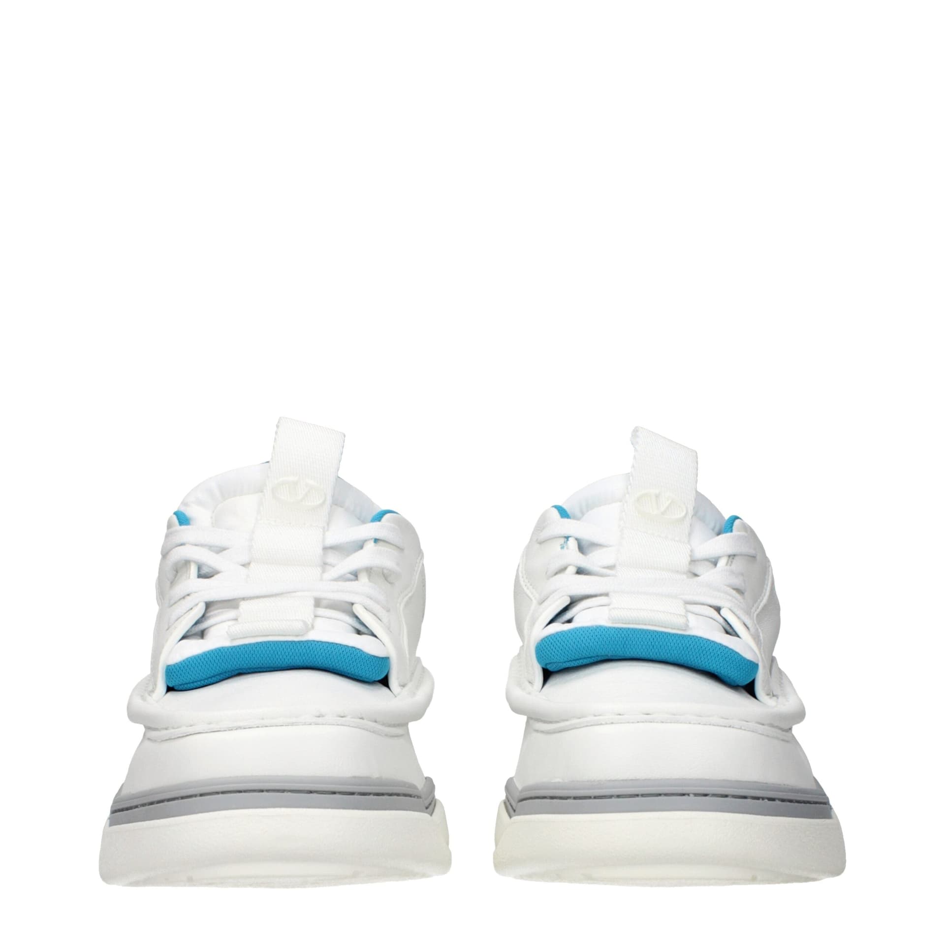 Valentino Garavani White Leather Low Top Sneakers - 3
