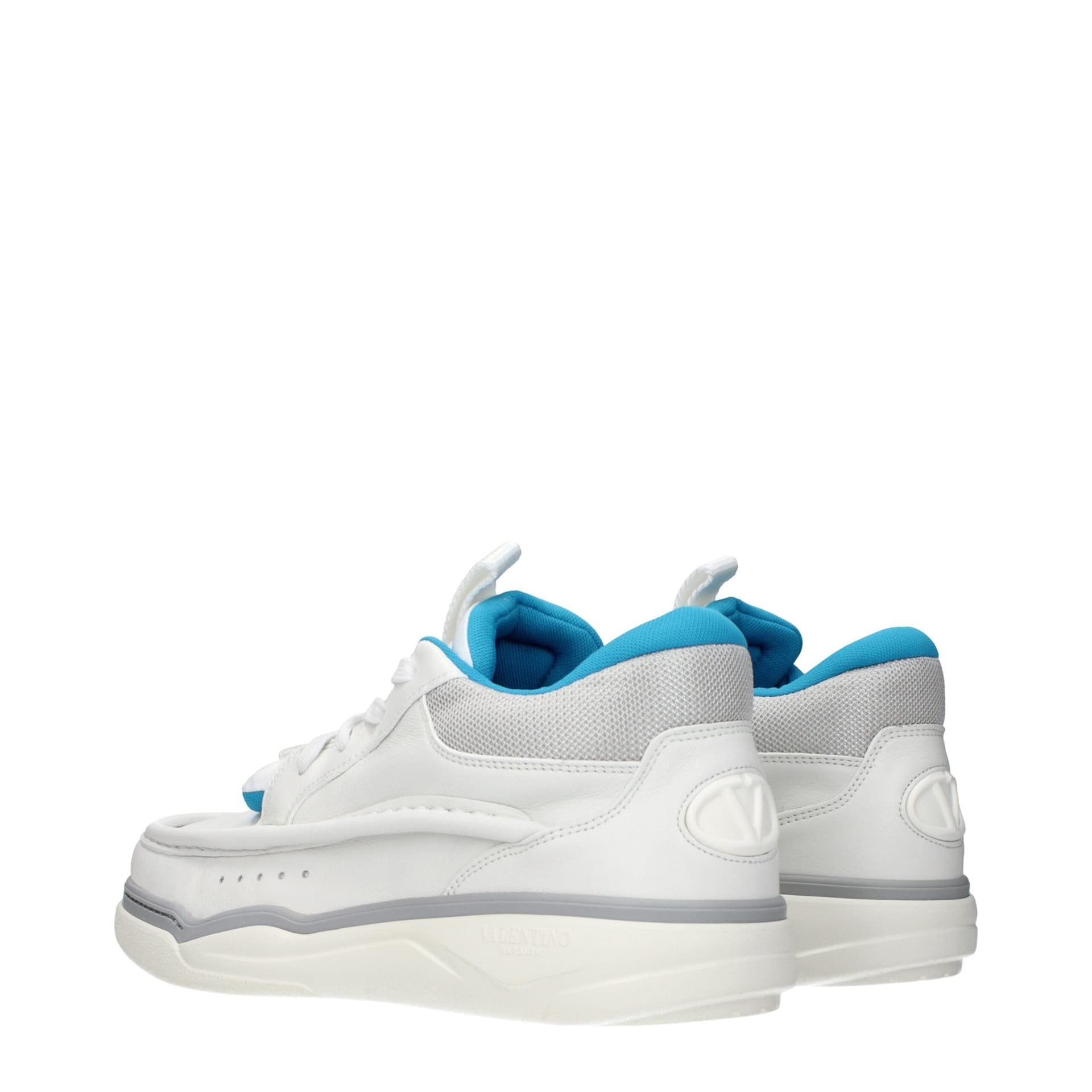 Valentino Garavani White Leather Low Top Sneakers - 4