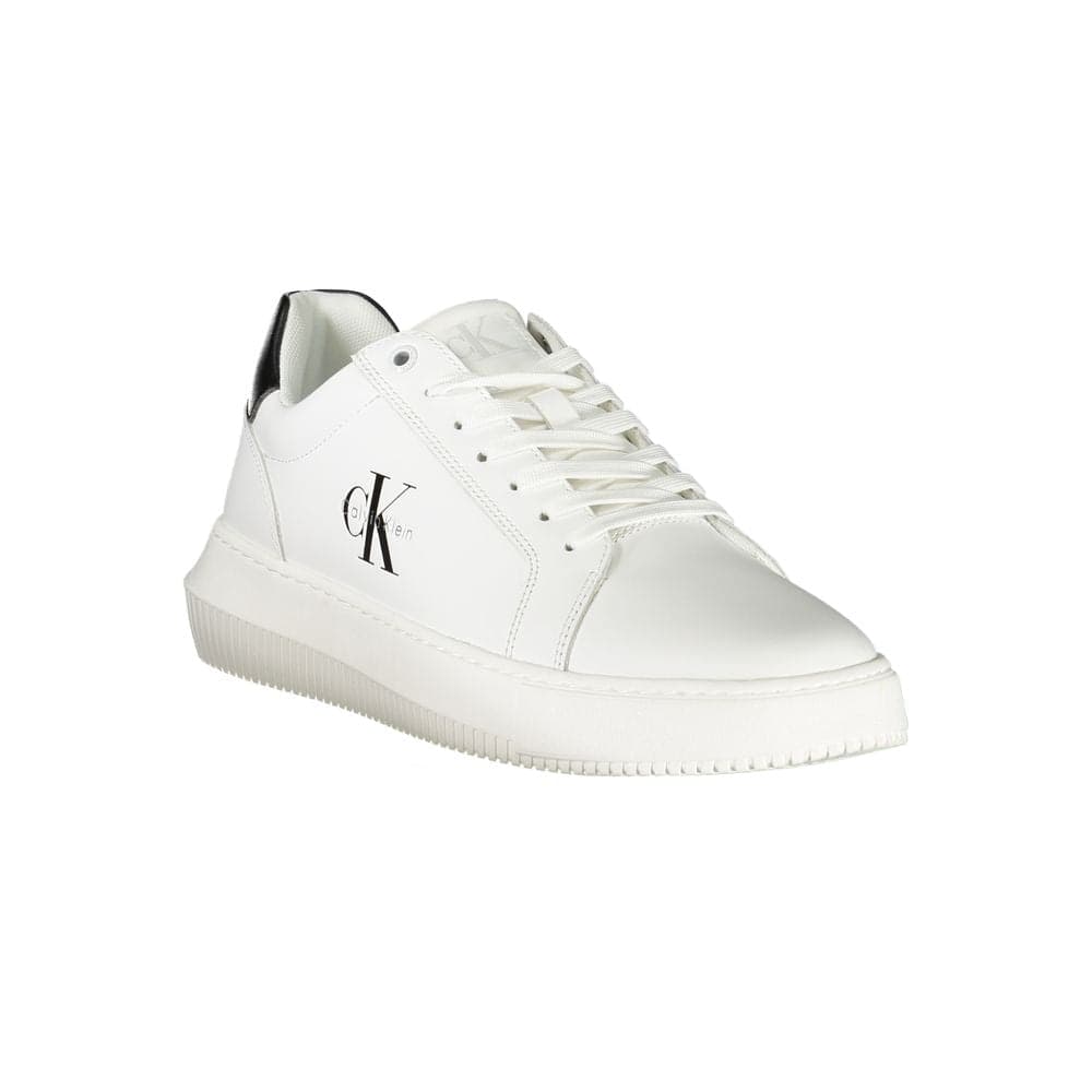 Calvin Klein Bianco Polyurethane Men Sneaker - 2