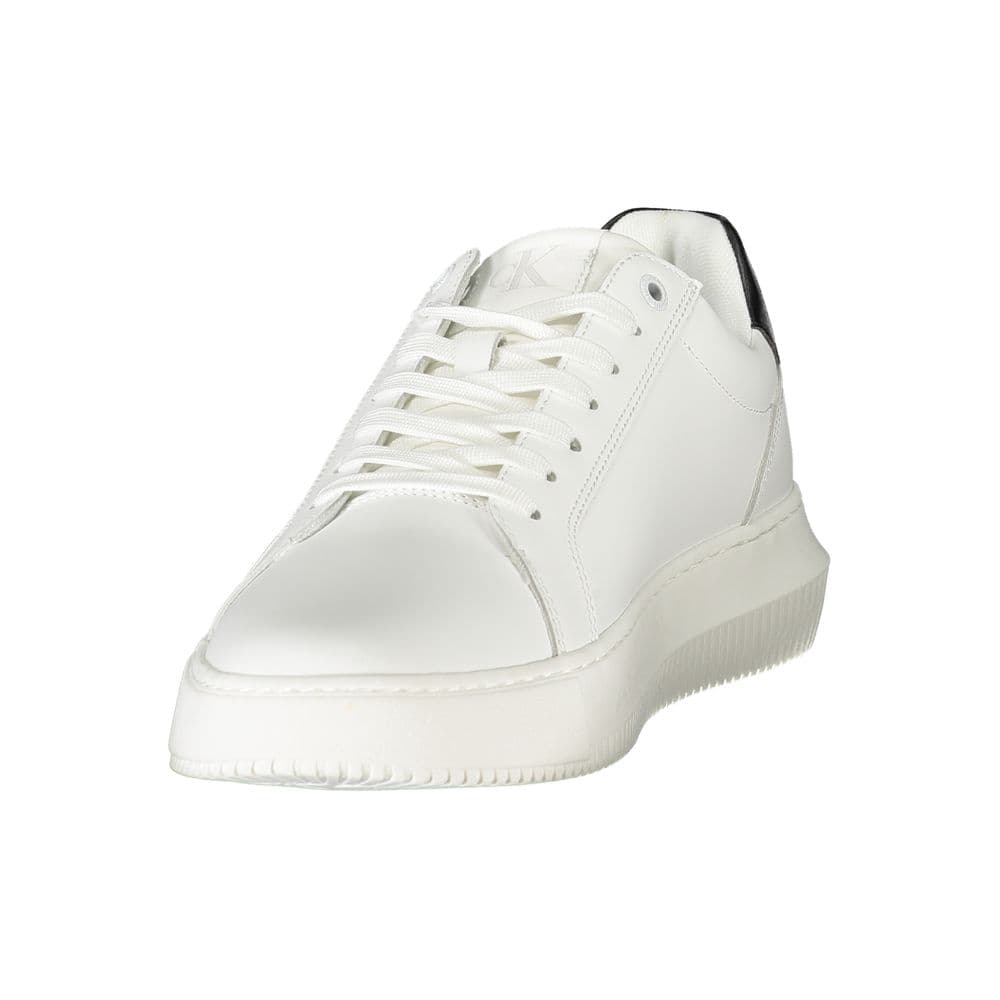Calvin Klein Bianco Polyurethane Men Sneaker - 3