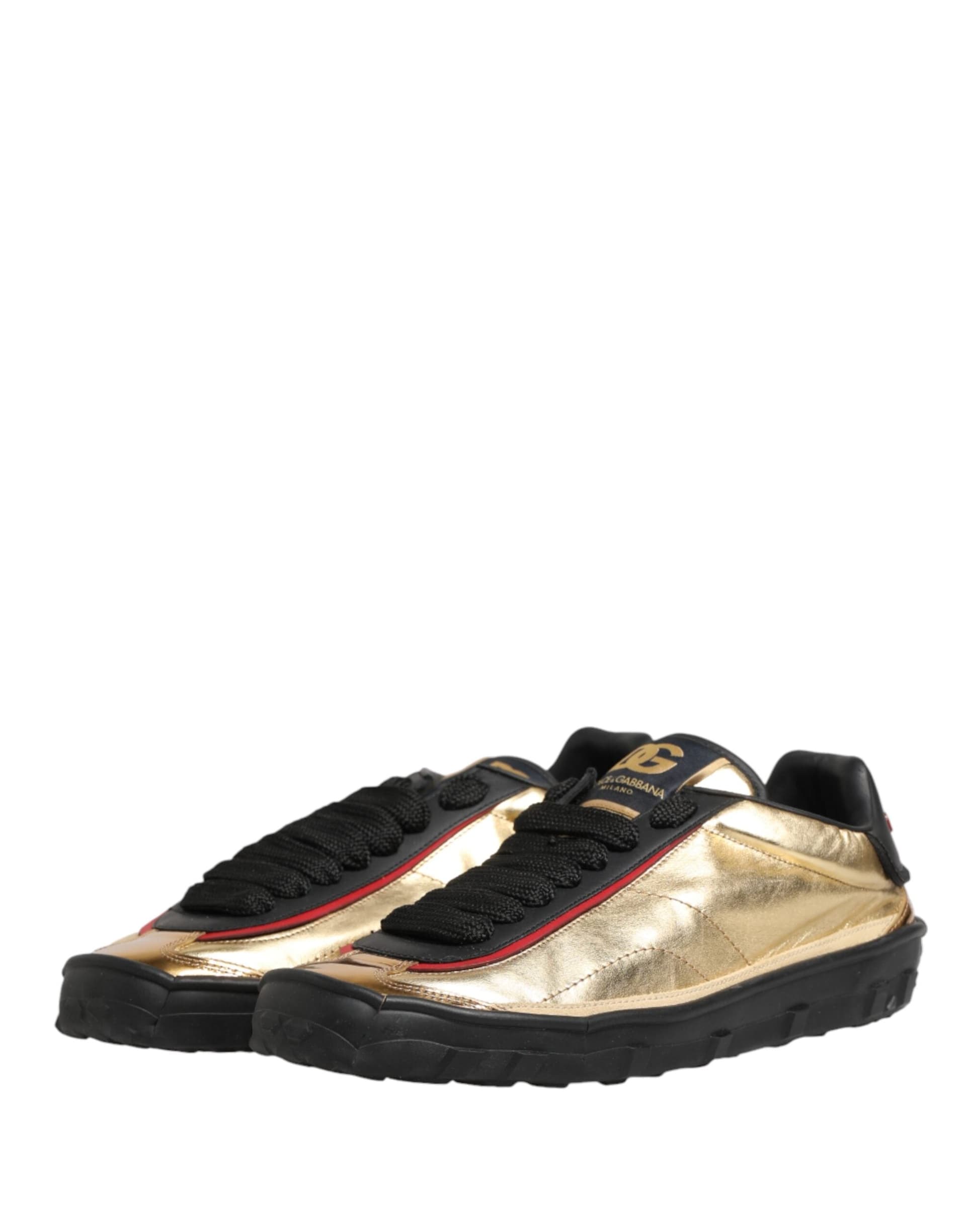Dolce & Gabbana Multicolor Old Runner Lace Up Sneakers Shoes - 3