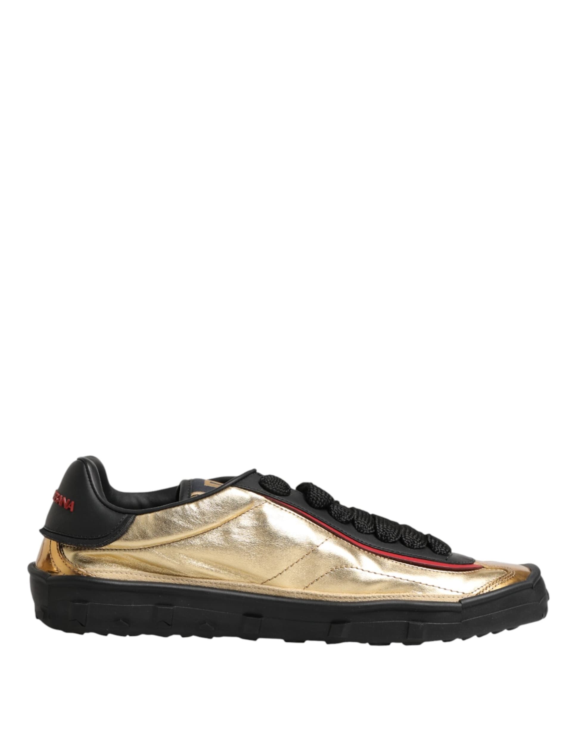 Dolce & Gabbana Multicolor Old Runner Lace Up Sneakers Shoes - 7