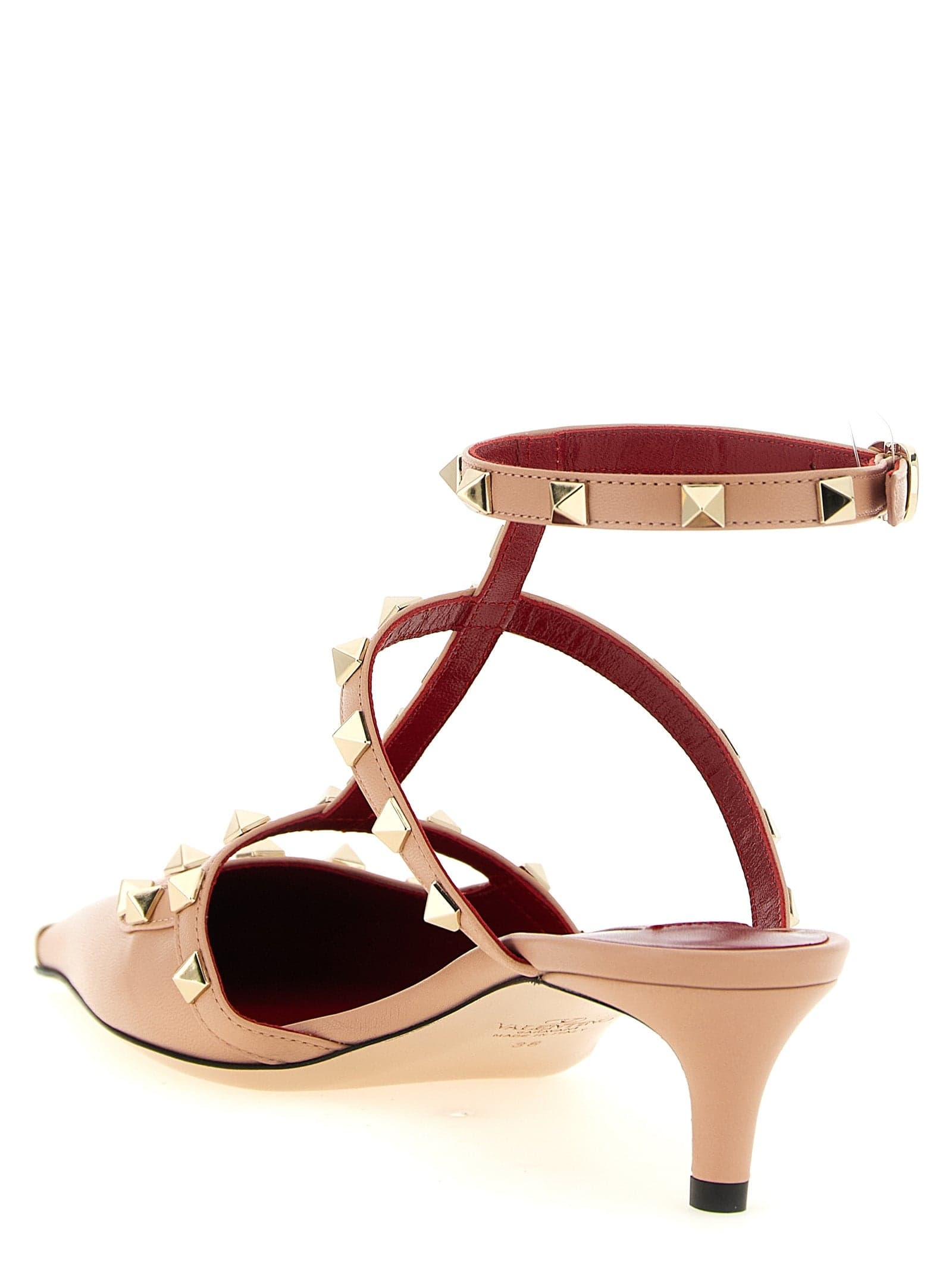 Valentino Garavani Multicolor Calfskin Mid Heel Pumps - 3