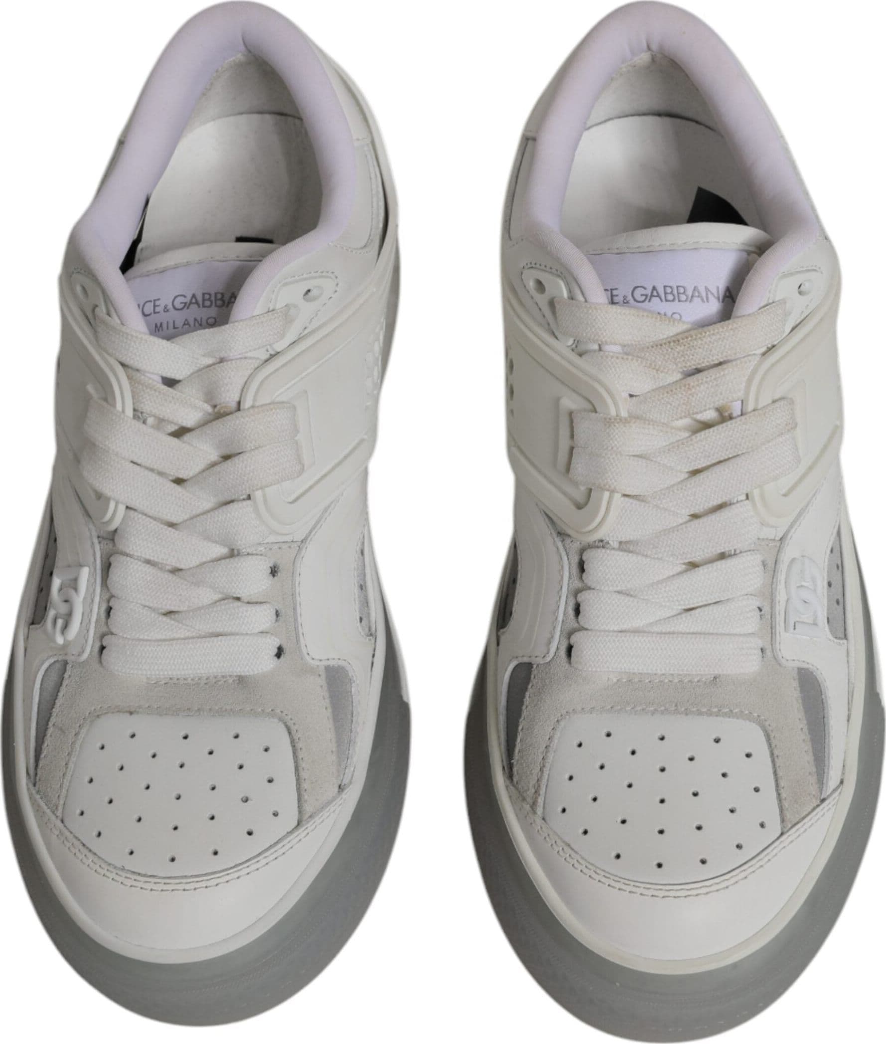 Dolce & Gabbana White DG Logo CUSTOM 2.Zero Sneakers Shoes - 2