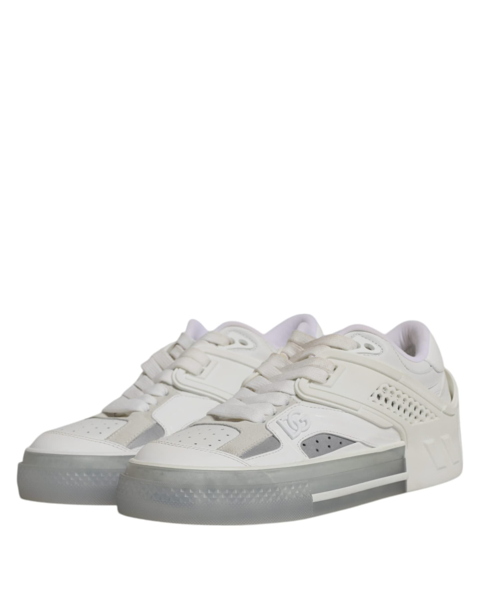 Dolce & Gabbana White DG Logo CUSTOM 2.Zero Sneakers Shoes - 3