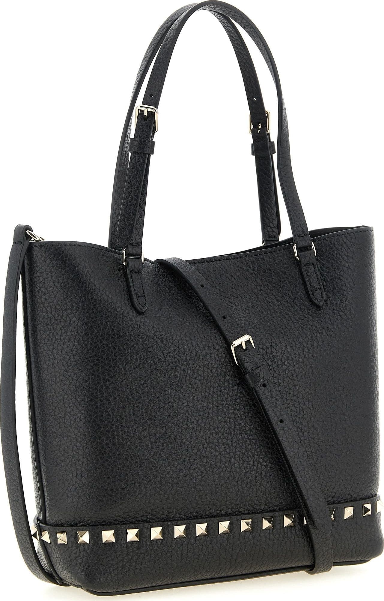 Valentino Garavani Black Calfskin Shoulder Bag - 2