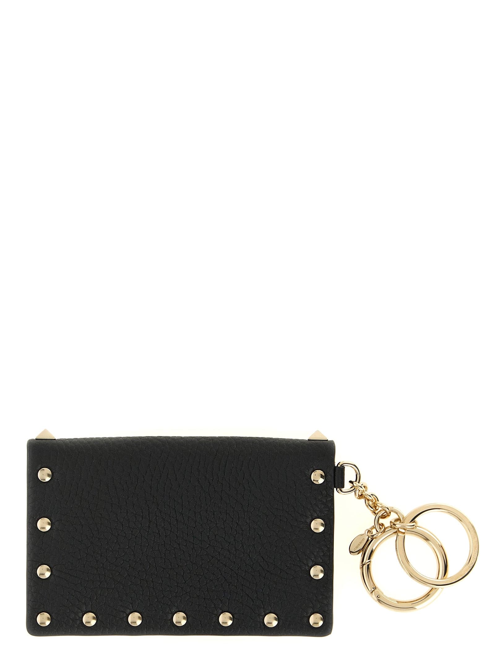 Valentino Garavani Black Calfskin Cardholder - 2