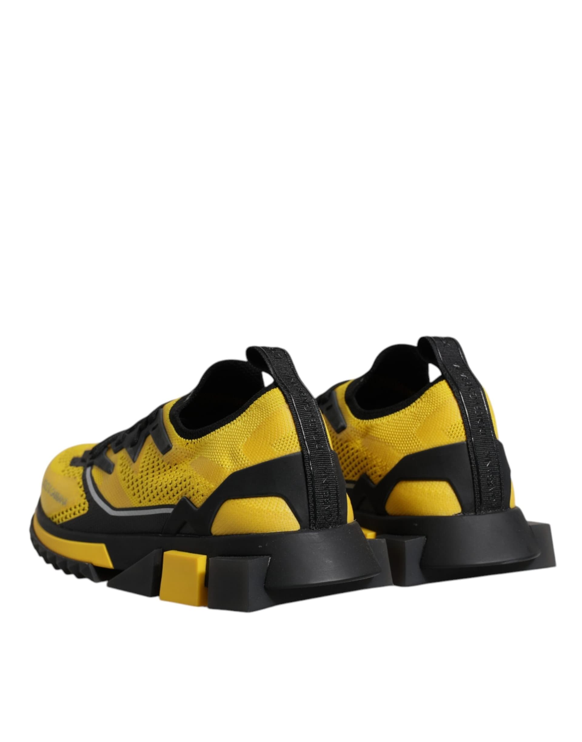 Dolce & Gabbana Yellow SORRENTO Sport Stretch Sneakers Shoes - 4
