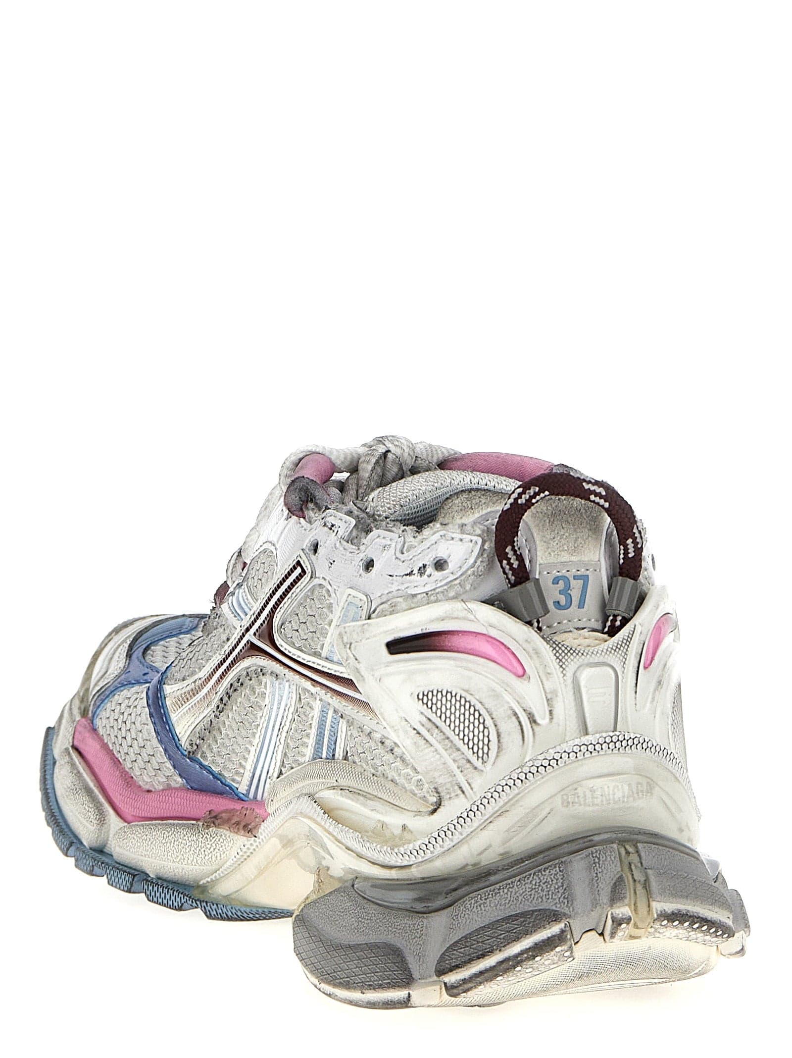 Balenciaga Multicolor Polyethylene Athletic Sneakers - 3