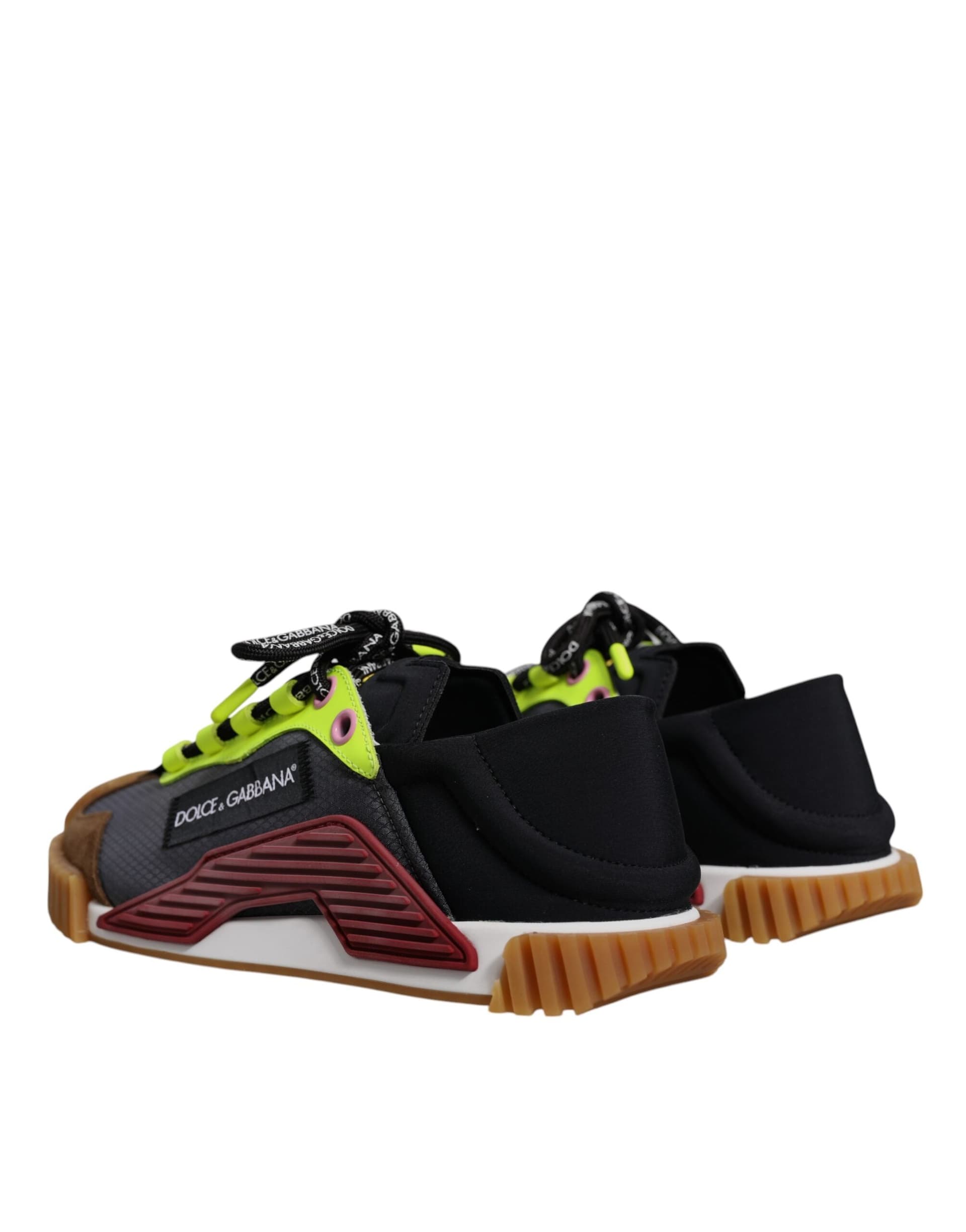 Dolce & Gabbana Multicolor Nylon Low Top NS1 Sneakers Shoes - 3