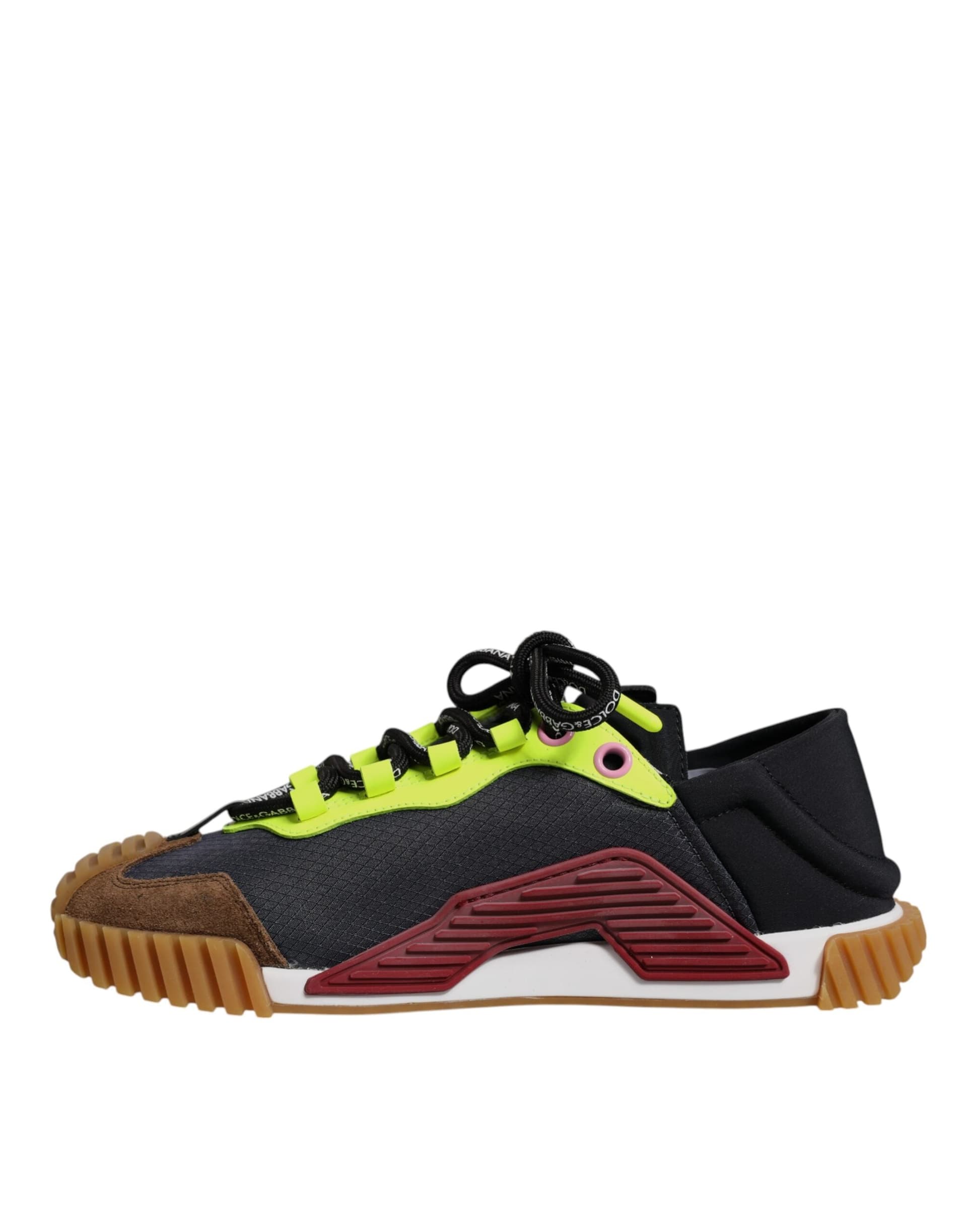 Dolce & Gabbana Multicolor Nylon Low Top NS1 Sneakers Shoes - 4