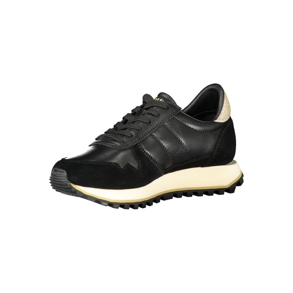 Blauer Black Leather Women Sneaker - 3