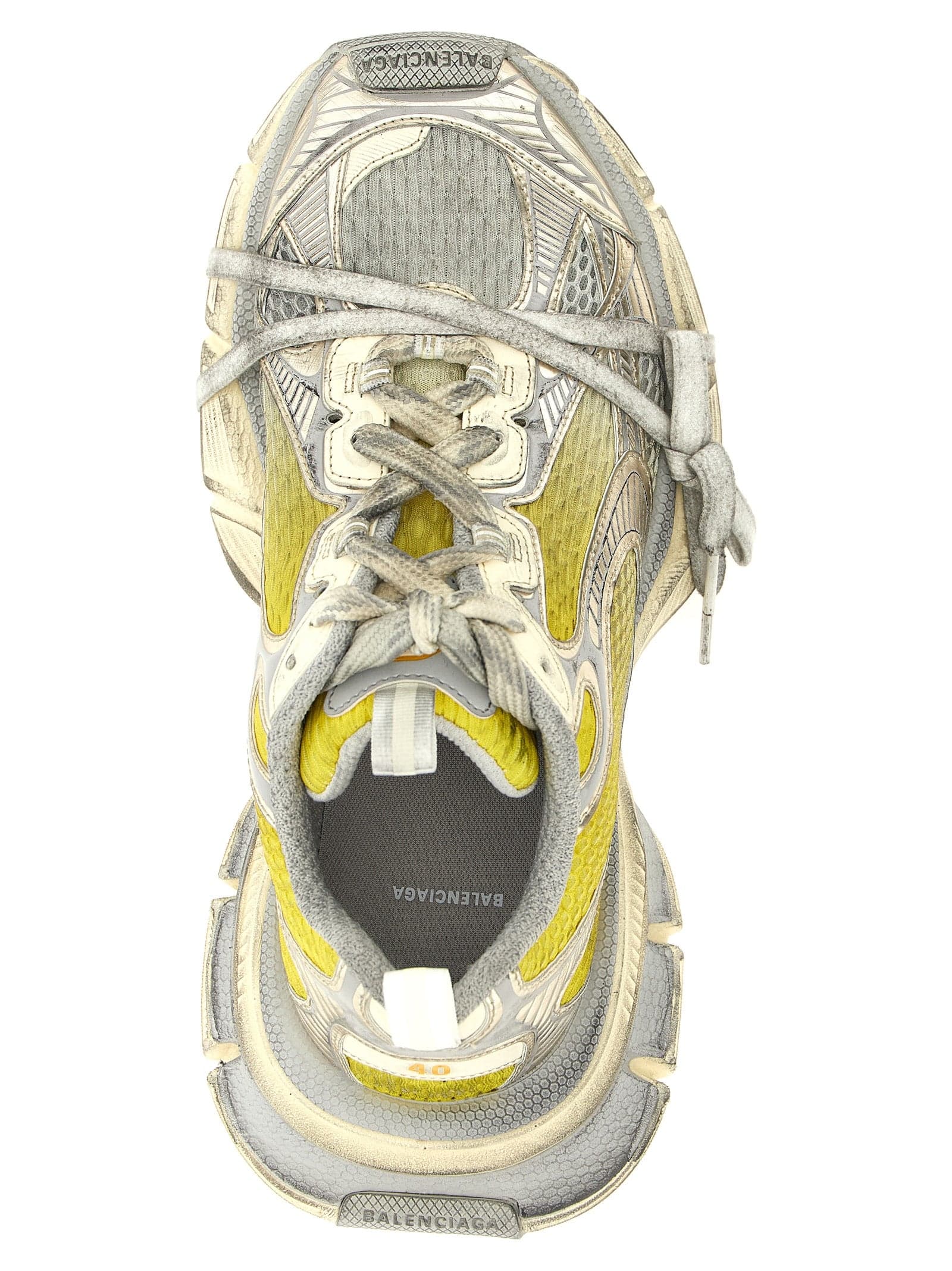 Balenciaga Bicolor Polyethylene Athletic Sneakers - 4