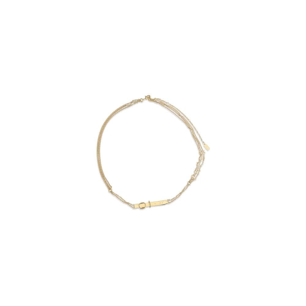 Chloé Gold Brass Regular Belt - 2