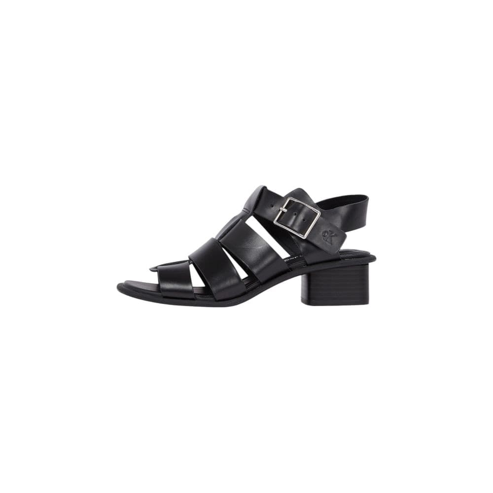 Calvin Klein Jeans Black Polyester Flat Sandals - 2
