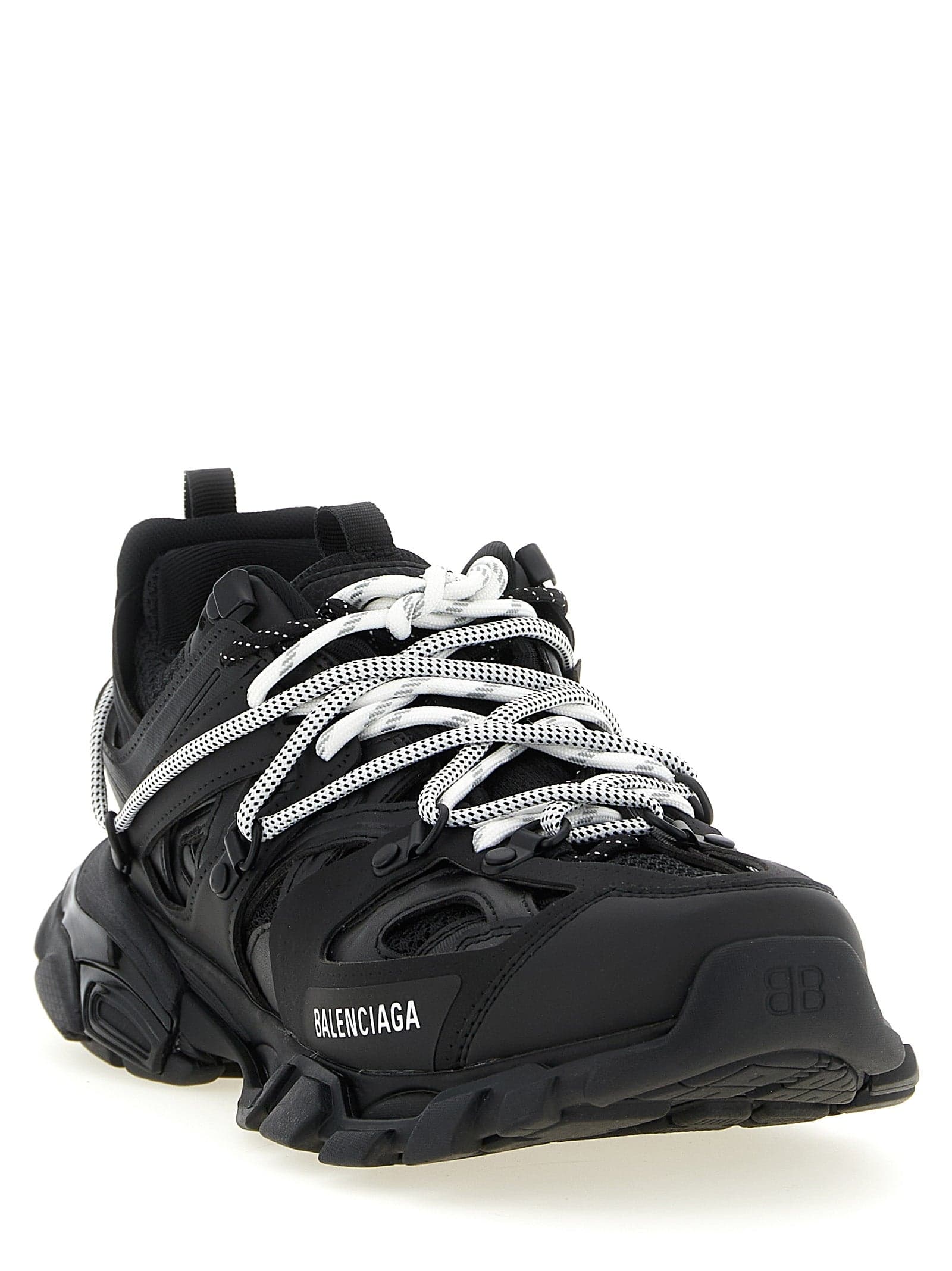 Balenciaga Black Polyethylene Athletic Sneakers - 2