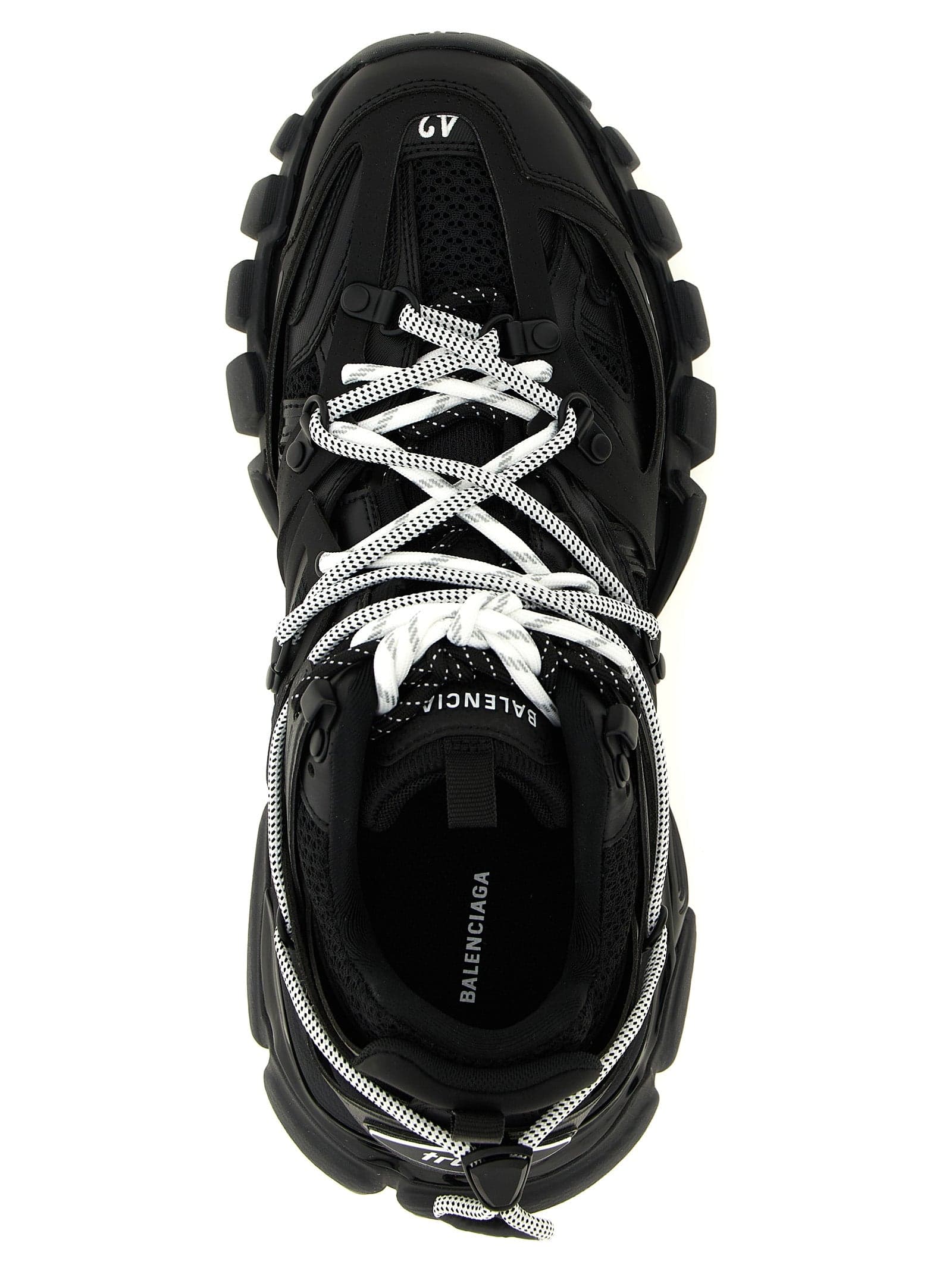 Balenciaga Black Polyethylene Athletic Sneakers - 4