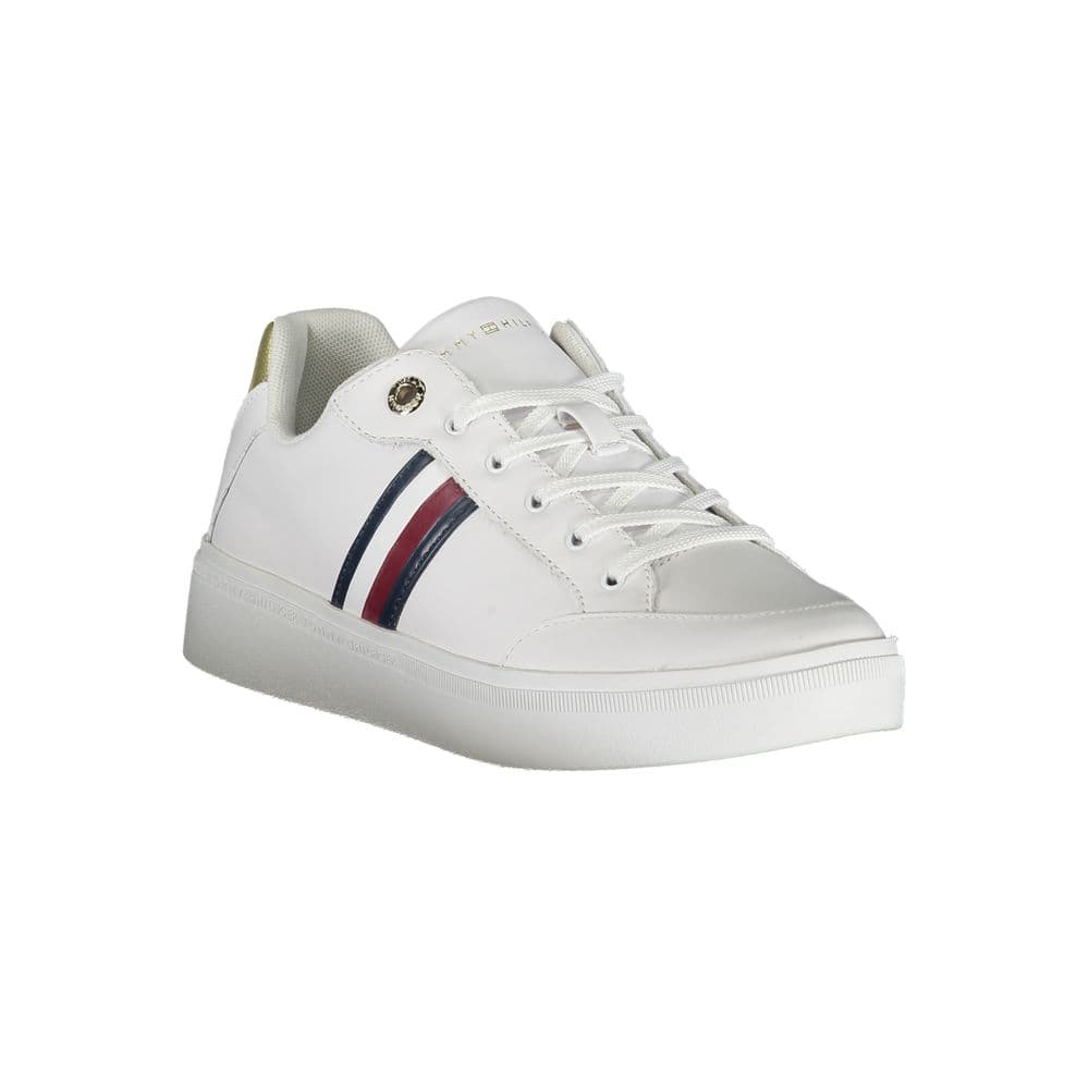 Tommy Hilfiger White Polyurethane Women Sneaker - 2
