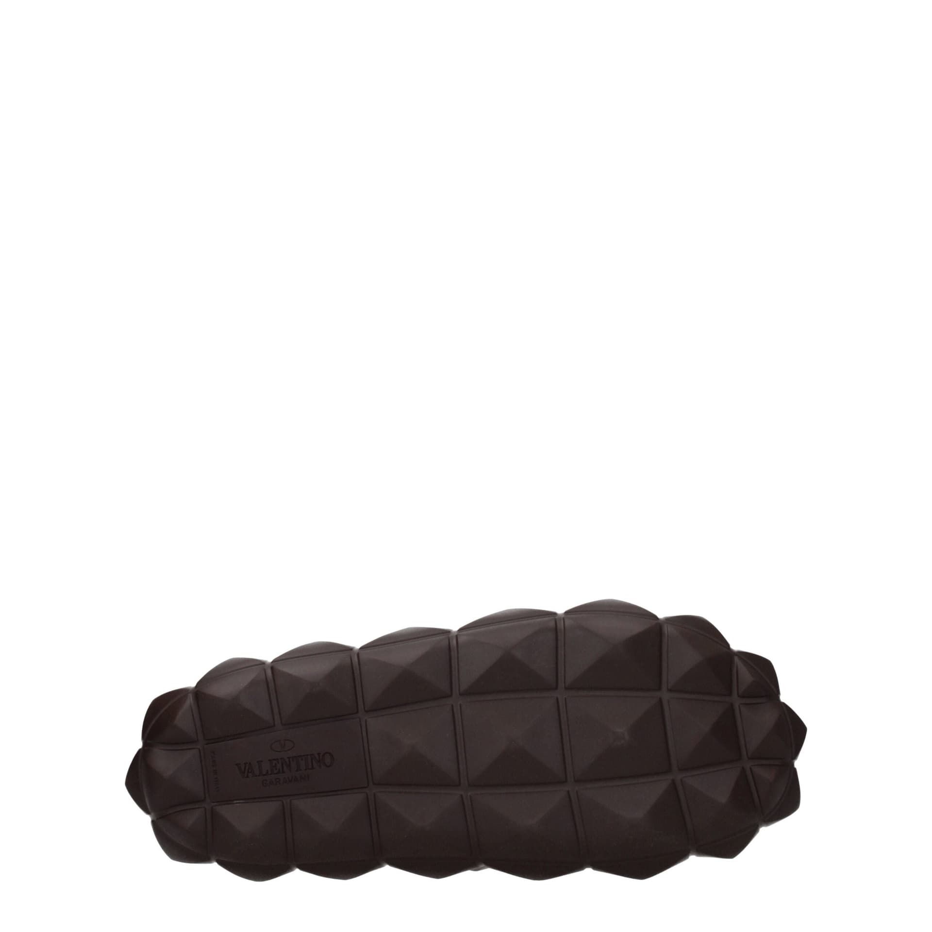 Valentino Garavani Brown Cotton Slippers - 5