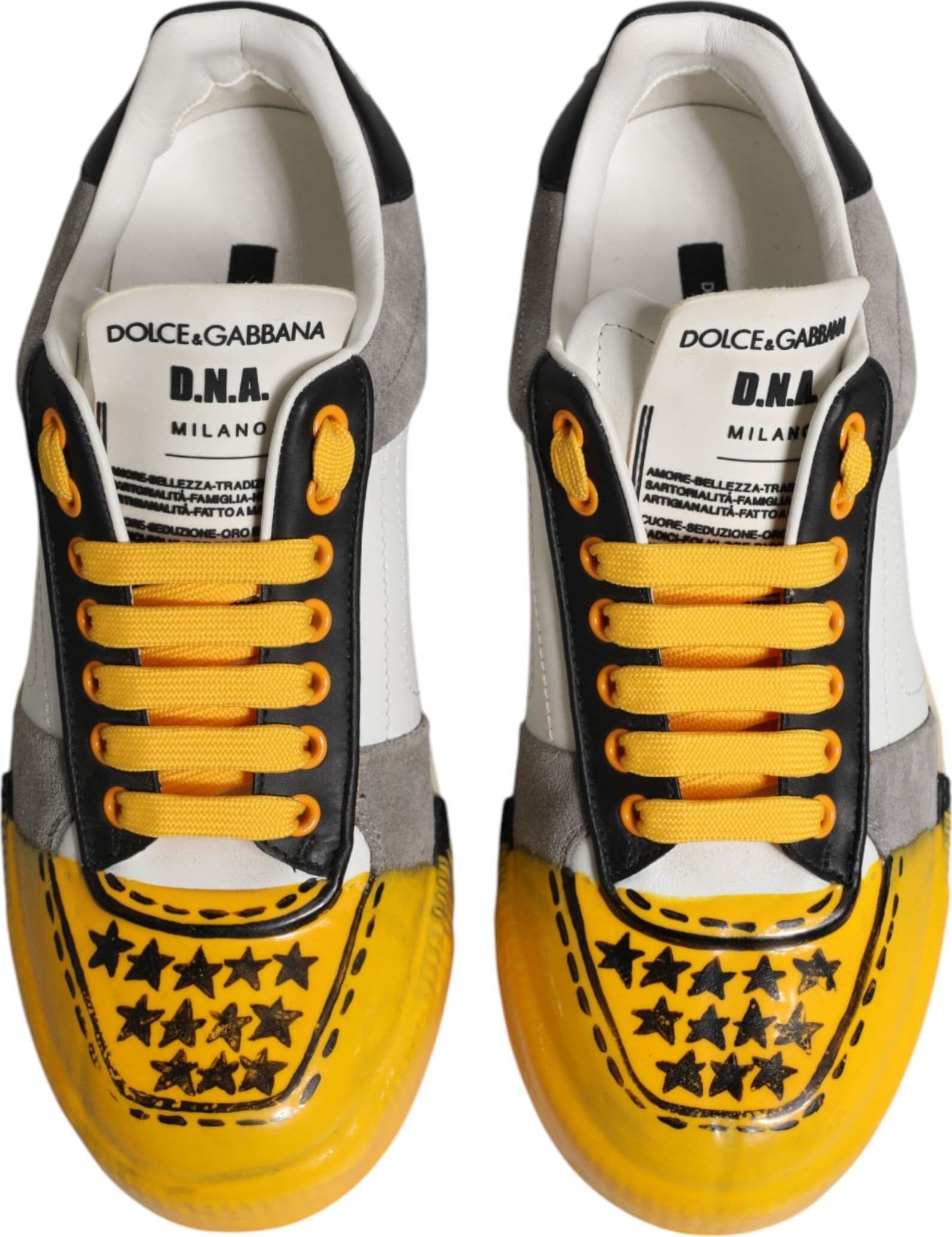 Dolce & Gabbana Multicolor MIAMI Low Top Sneakers Shoes - 2