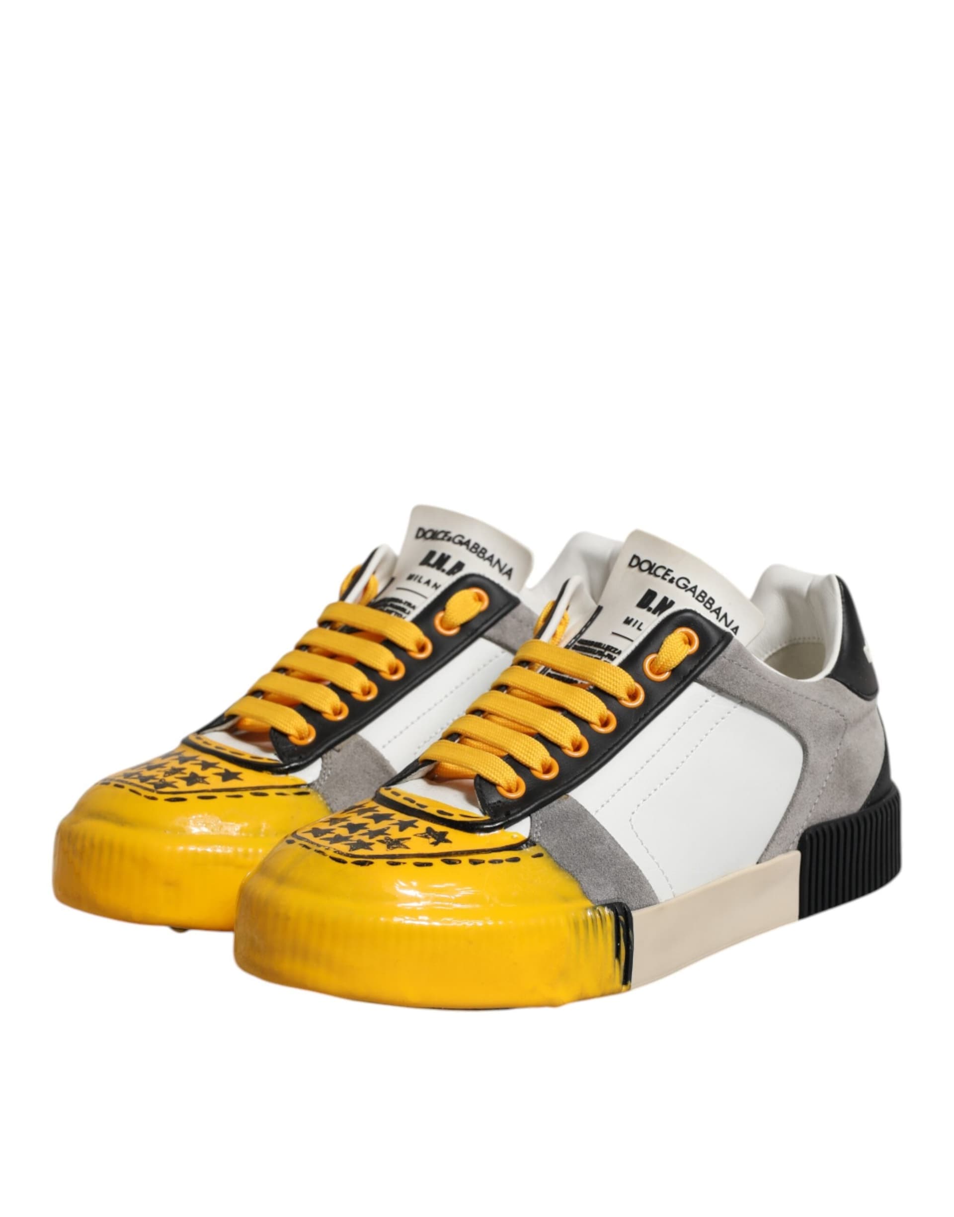 Dolce & Gabbana Multicolor MIAMI Low Top Sneakers Shoes - 3