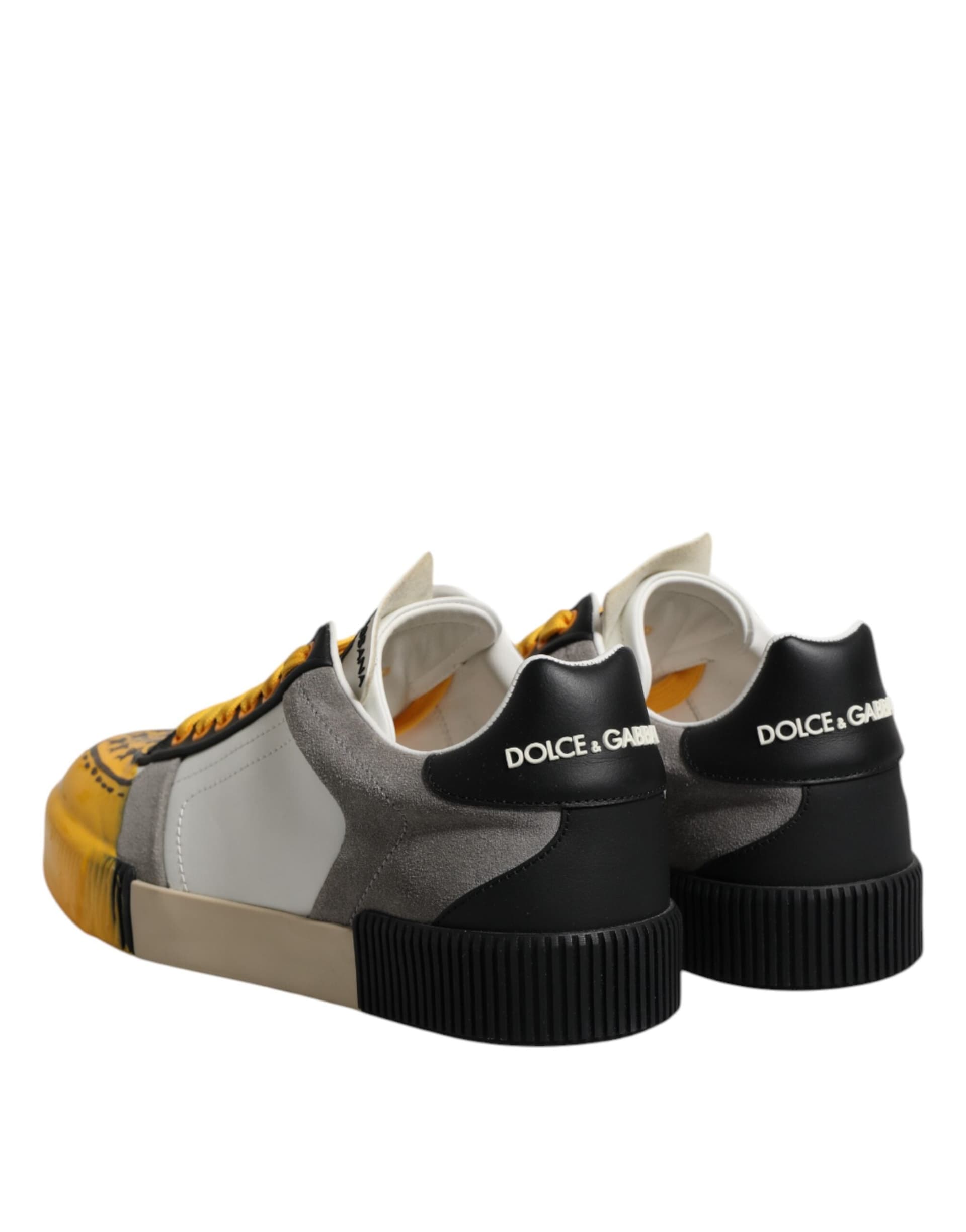 Dolce & Gabbana Multicolor MIAMI Low Top Sneakers Shoes - 4