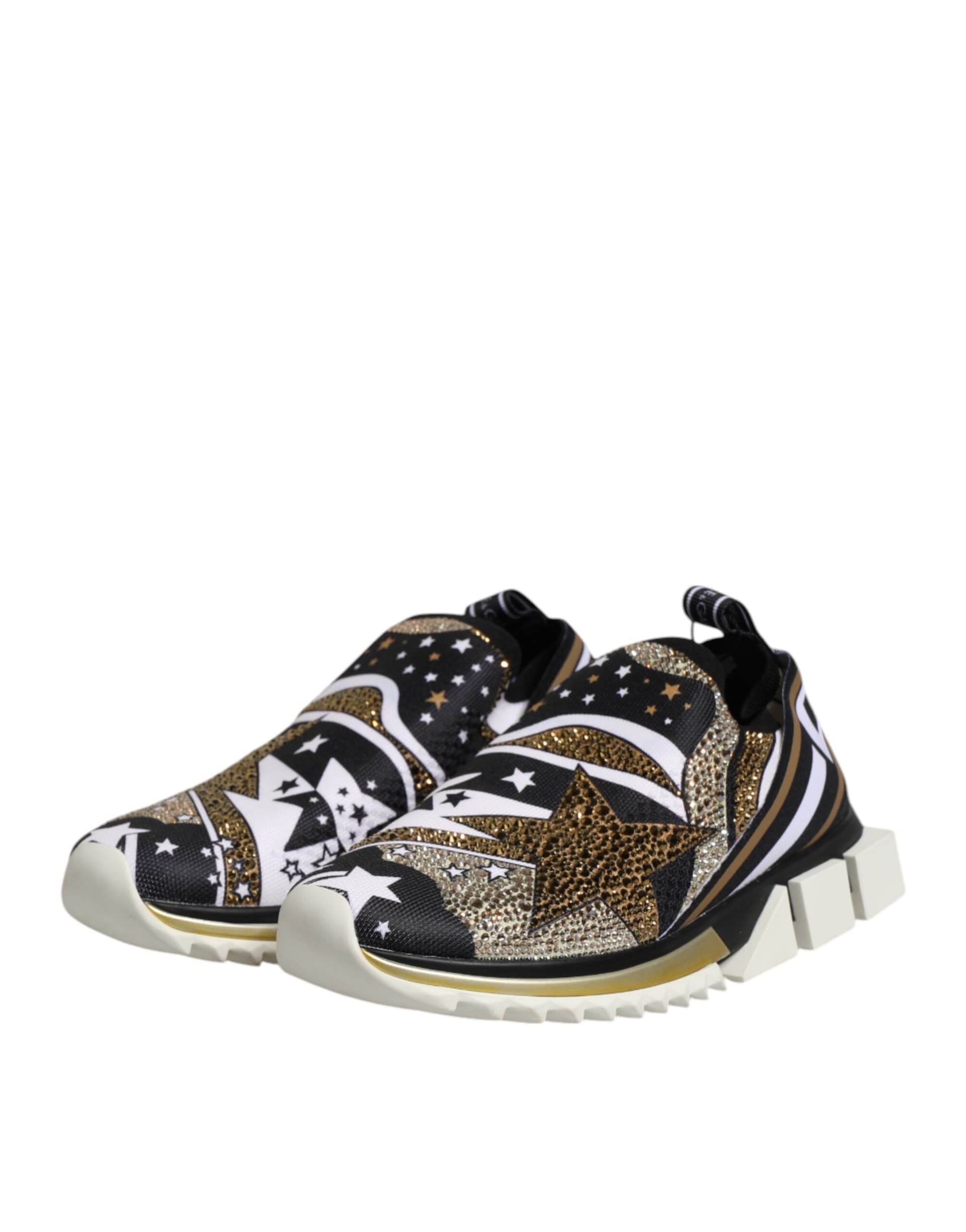 Dolce & Gabbana Multicolor Sorrento Low Top Sneakers Shoes - 3