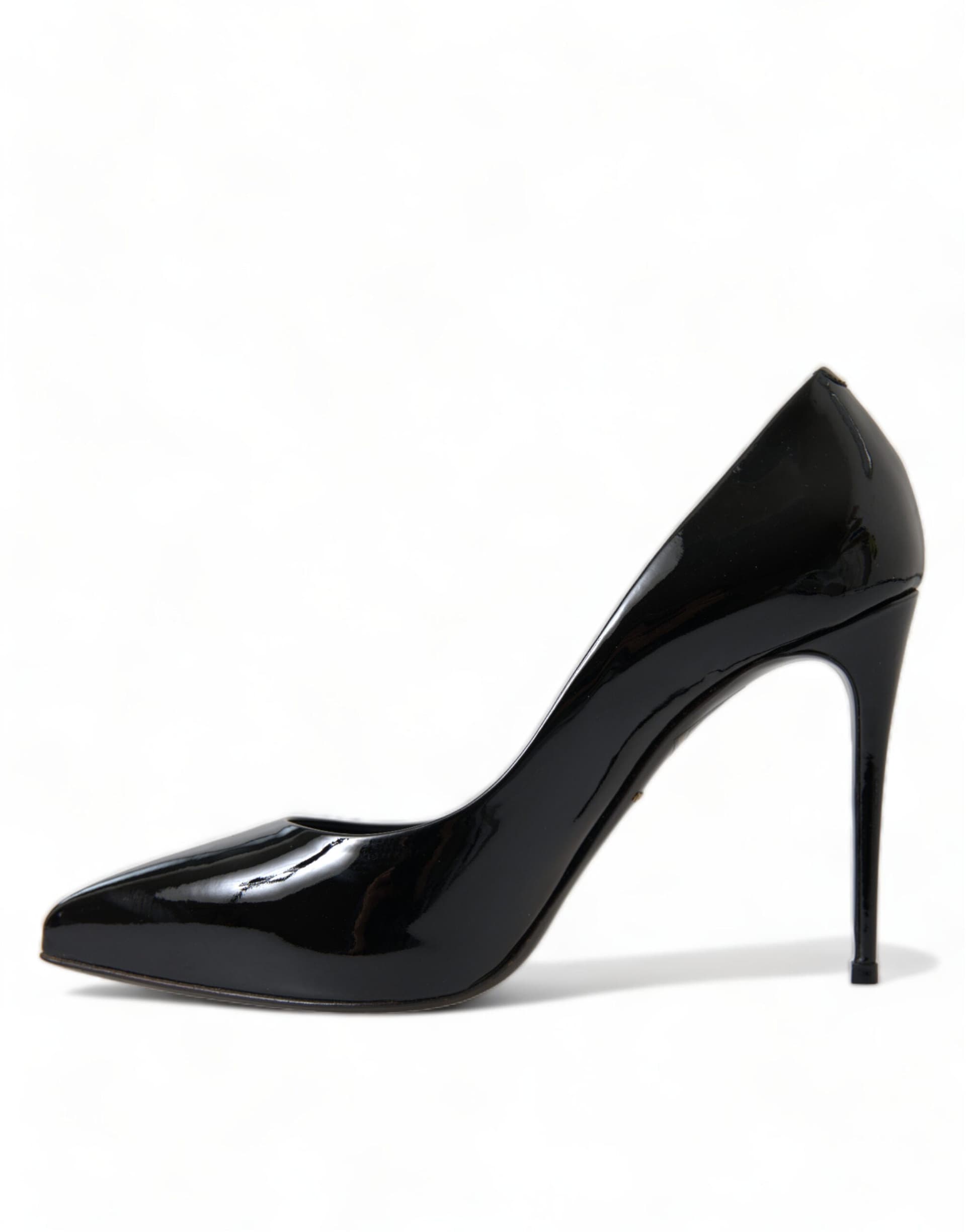 Dolce & Gabbana Black Patent Leather Pumps Heels Shoes - 6
