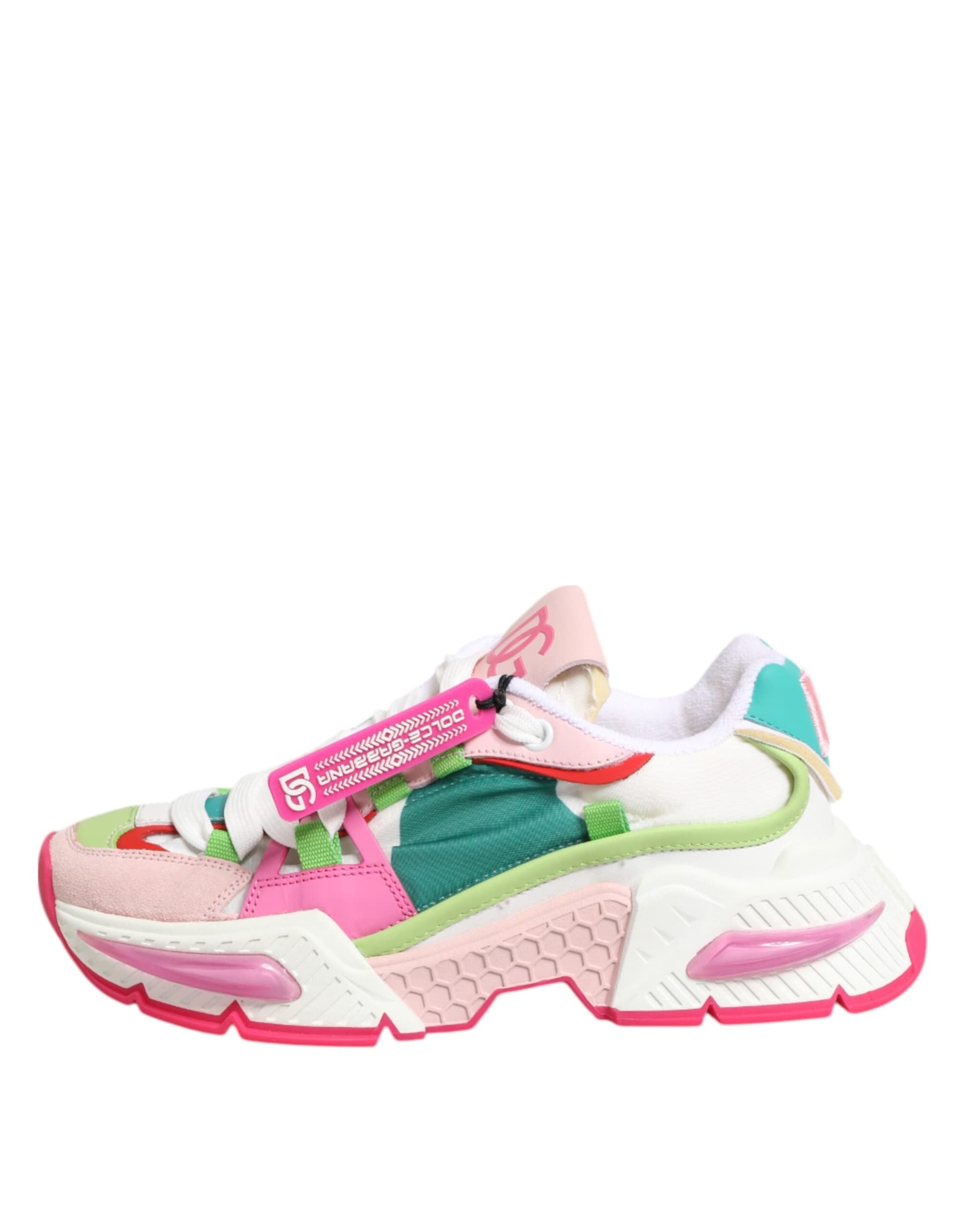 Dolce & Gabbana Multicolor Leather Airmaster Low Top Sneaker Shoes - 5