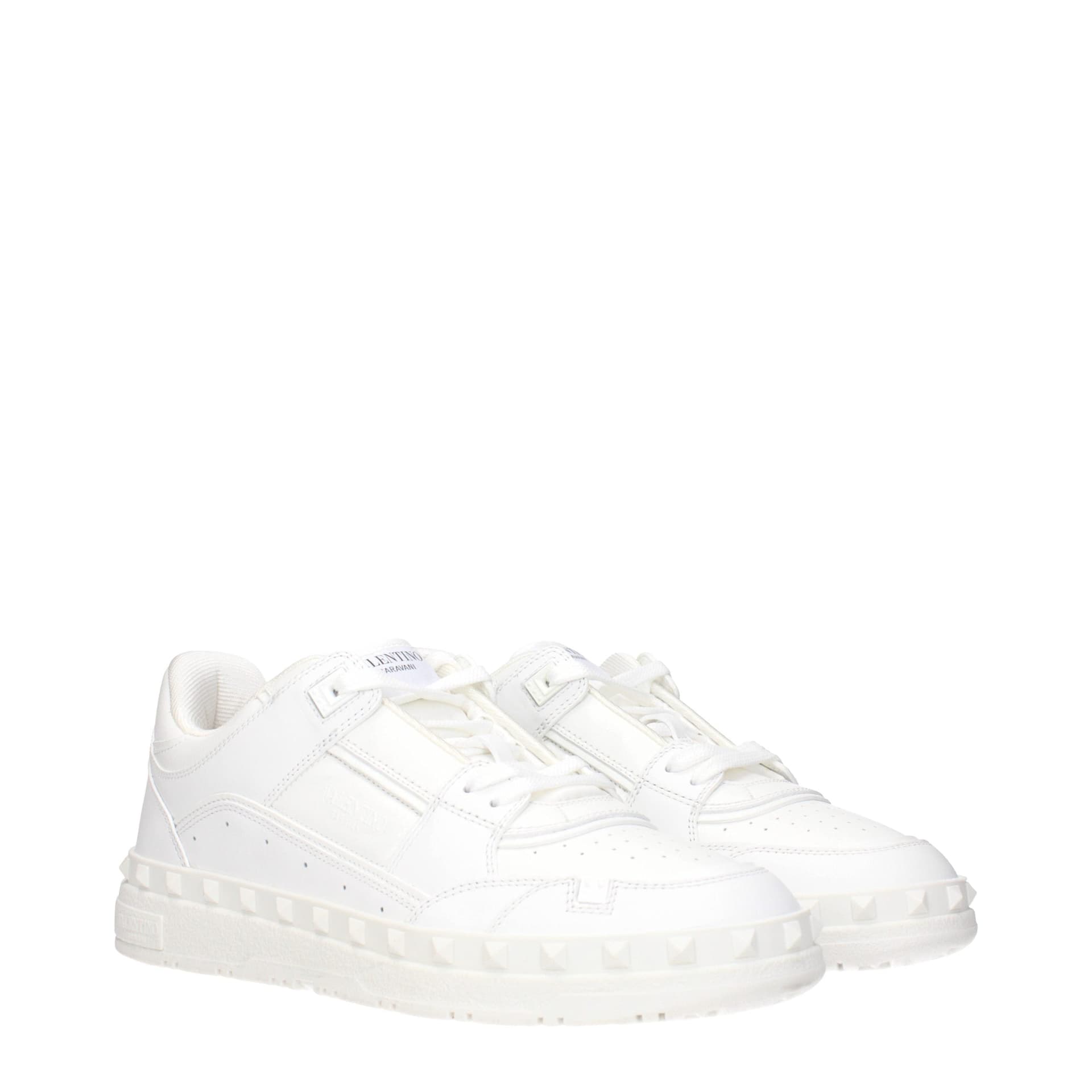 Valentino Garavani White Leather Sneakers - 2