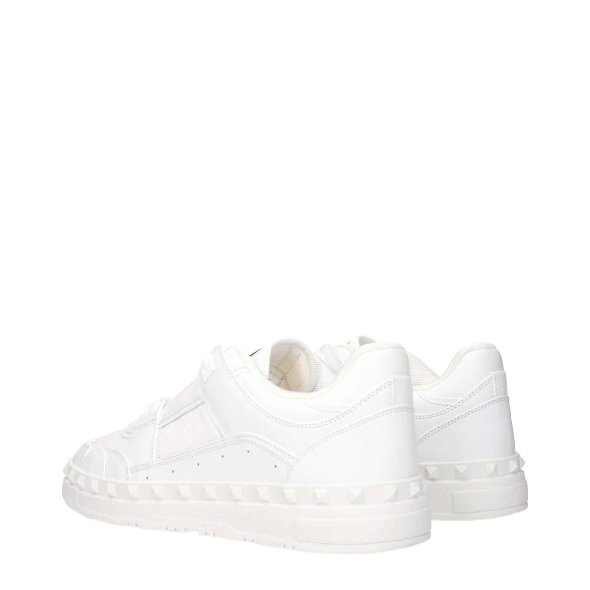 Valentino Garavani White Leather Sneakers - 4