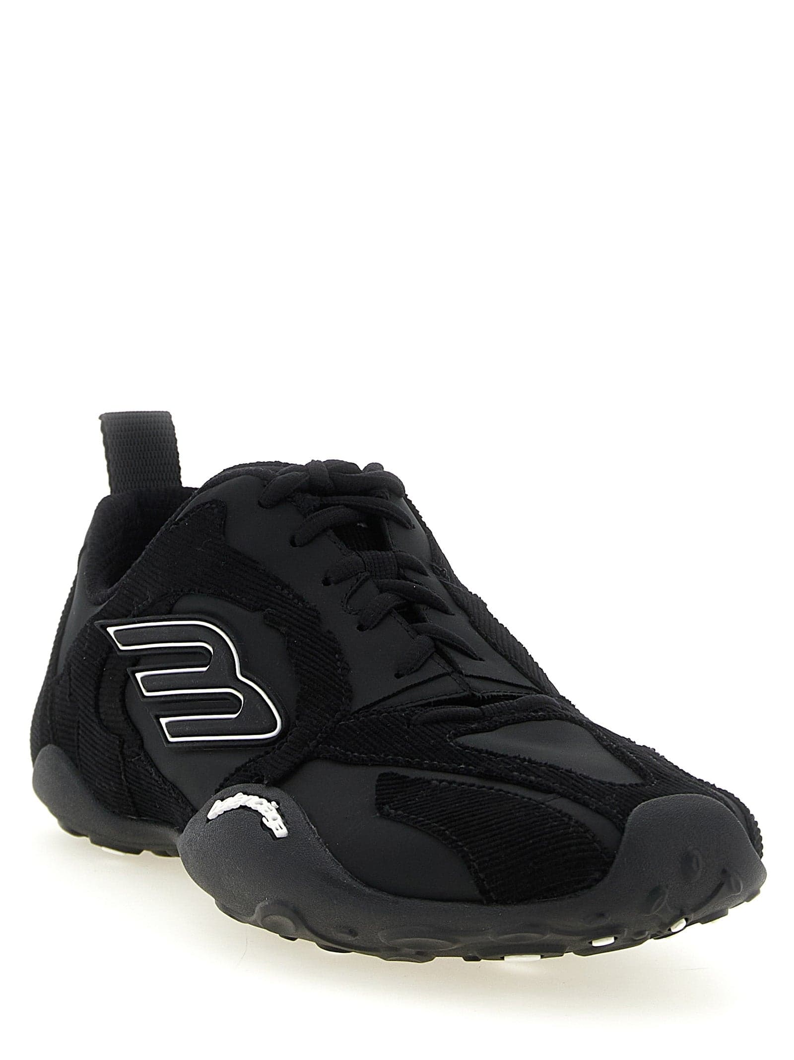 Balenciaga Black Polyester Athletic Sneakers - 2