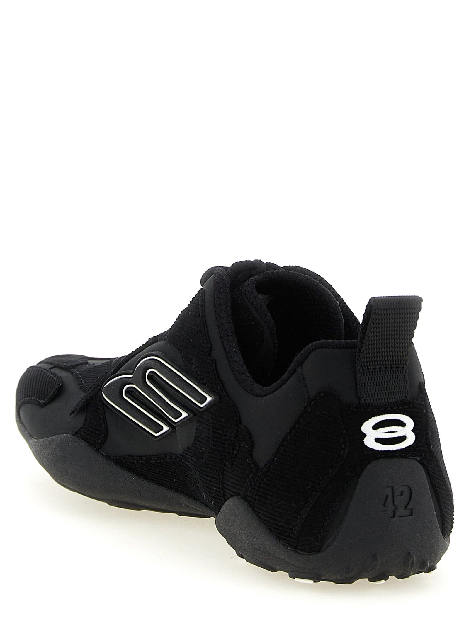 Balenciaga Black Polyester Athletic Sneakers - 3