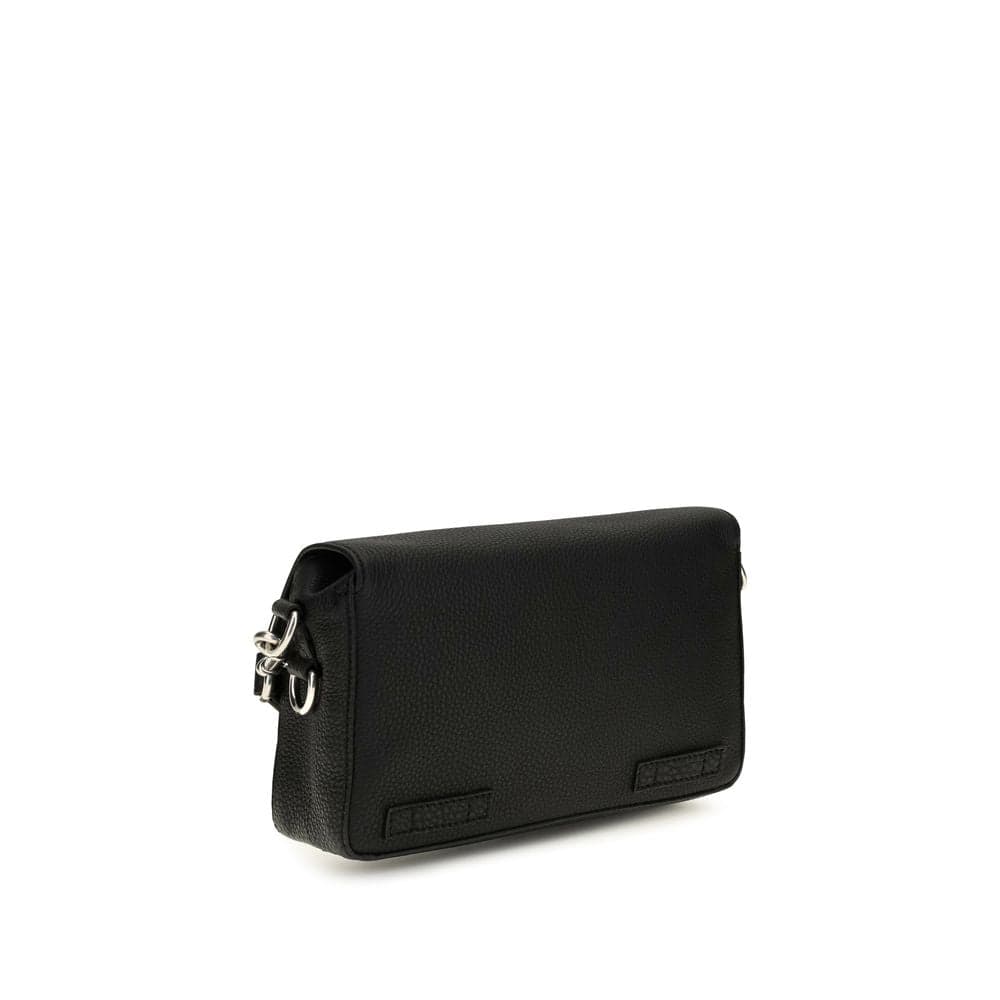 Fendi Black Calf Leather Bos Taurus Shoulder Bag - 3