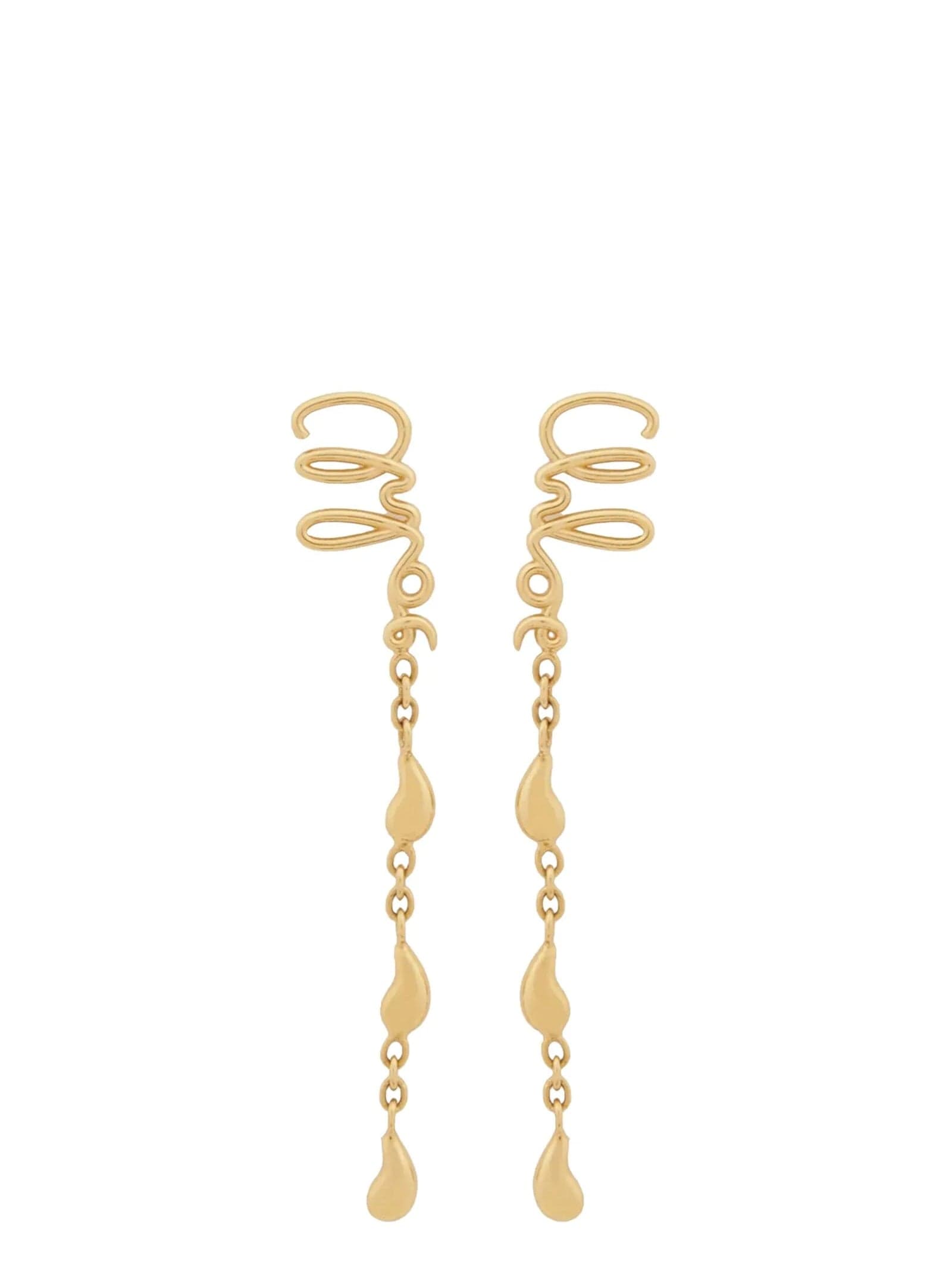 Chloé Gold Brass Earrings