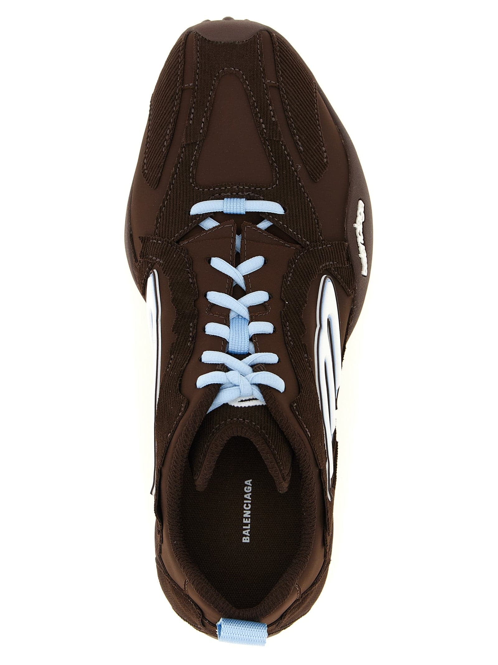 Balenciaga Brown Polyester Athletic Sneakers - 4