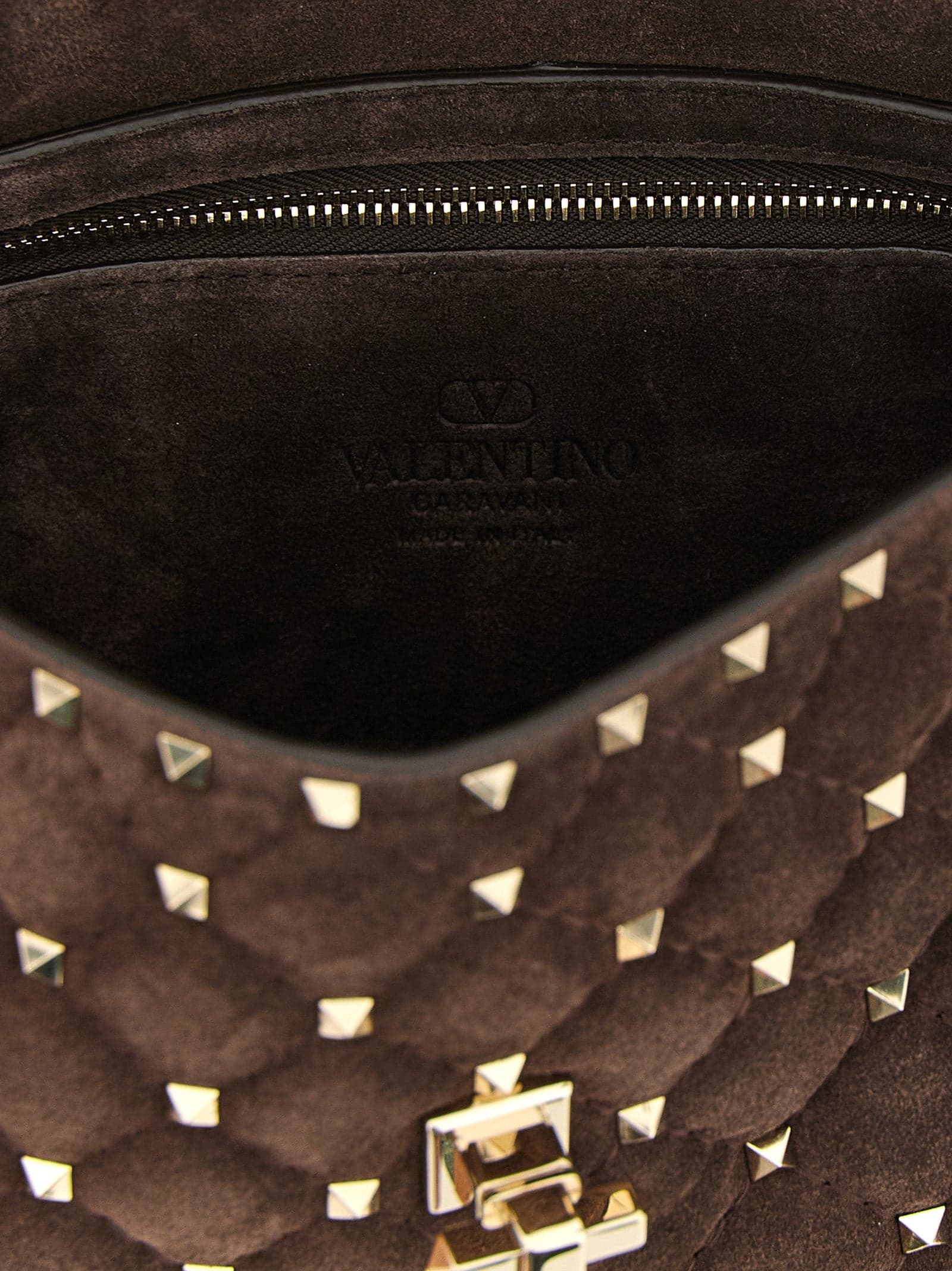 Valentino Garavani Brown Calfskin Crossbody Bag - 4