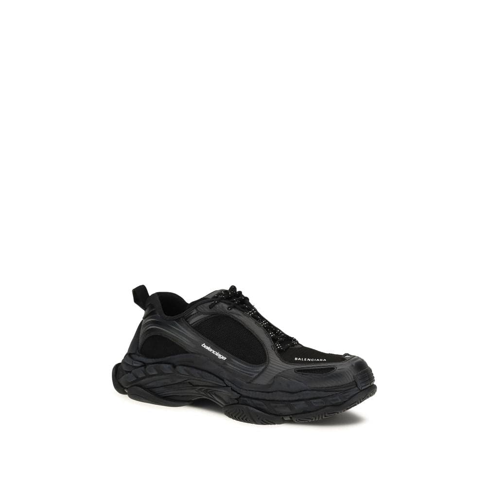 Balenciaga Black Polyester Athletic Sneakers - 2
