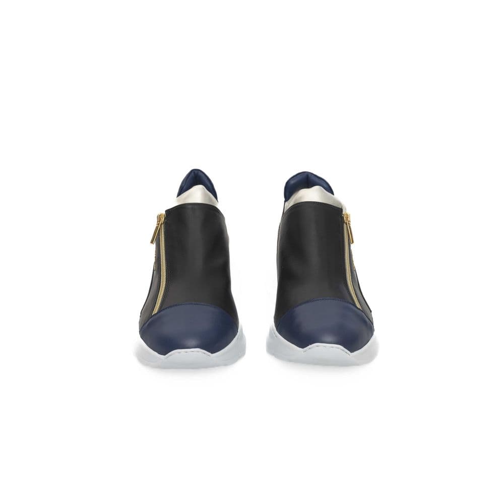 Cerruti 1881 Black Goatskin Women Sneaker - 2