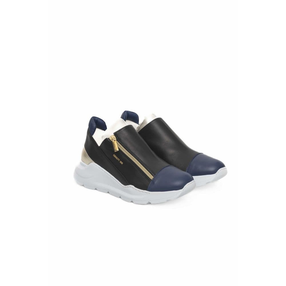 Cerruti 1881 Black Goatskin Women Sneaker - 3