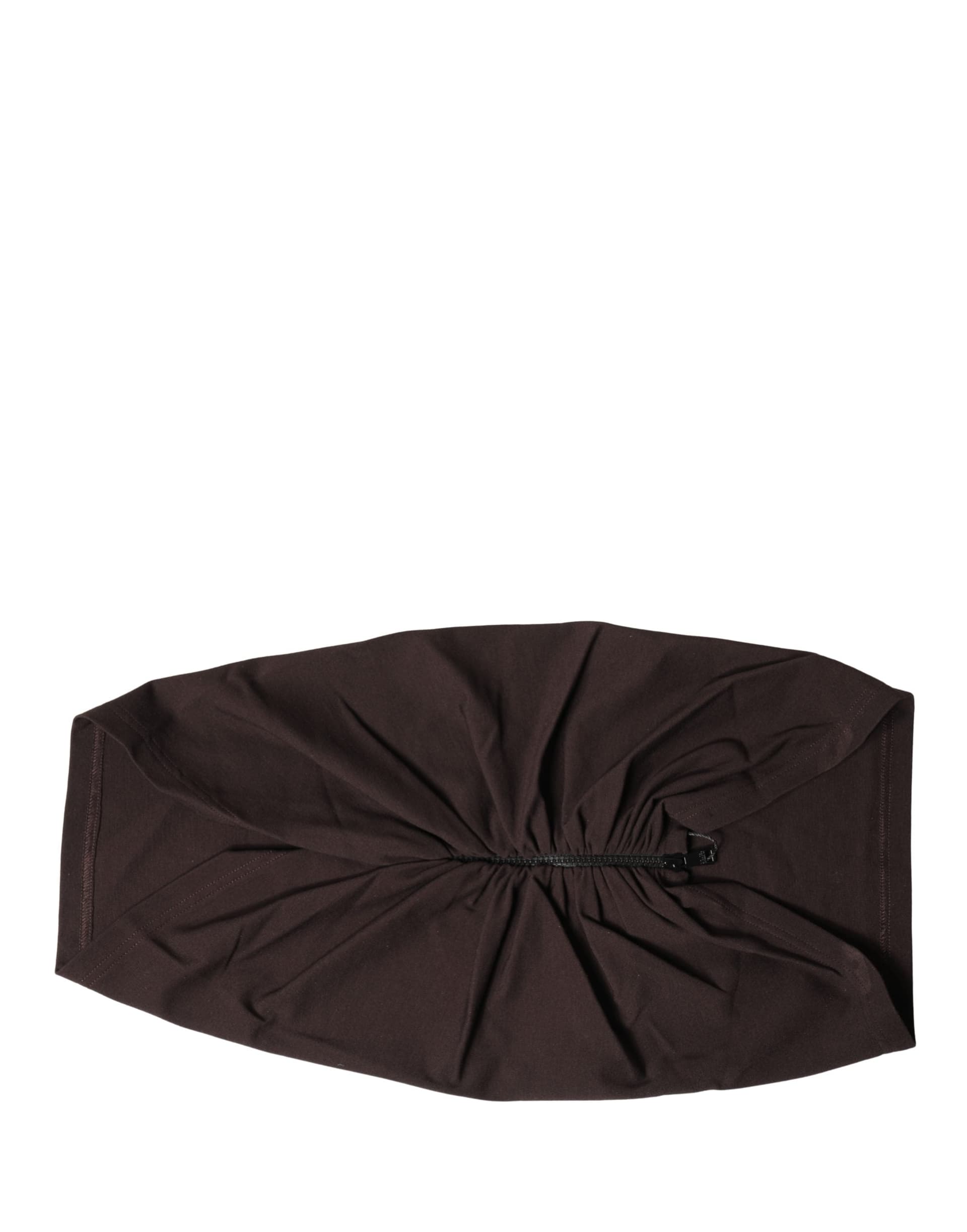 Dolce & Gabbana Brown Viscose Wide Belt Waist Cummerband Men - 3