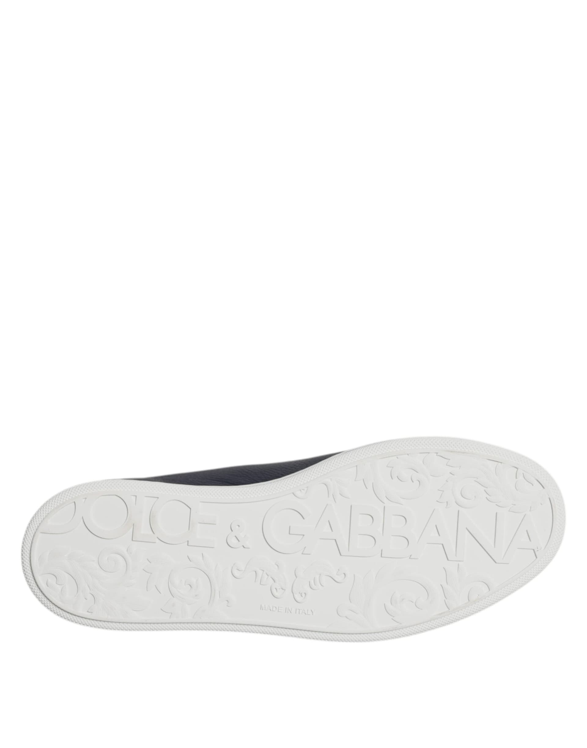 Dolce & Gabbana Blue Low Top Men Saint Tropez Sneakers Shoes - 8